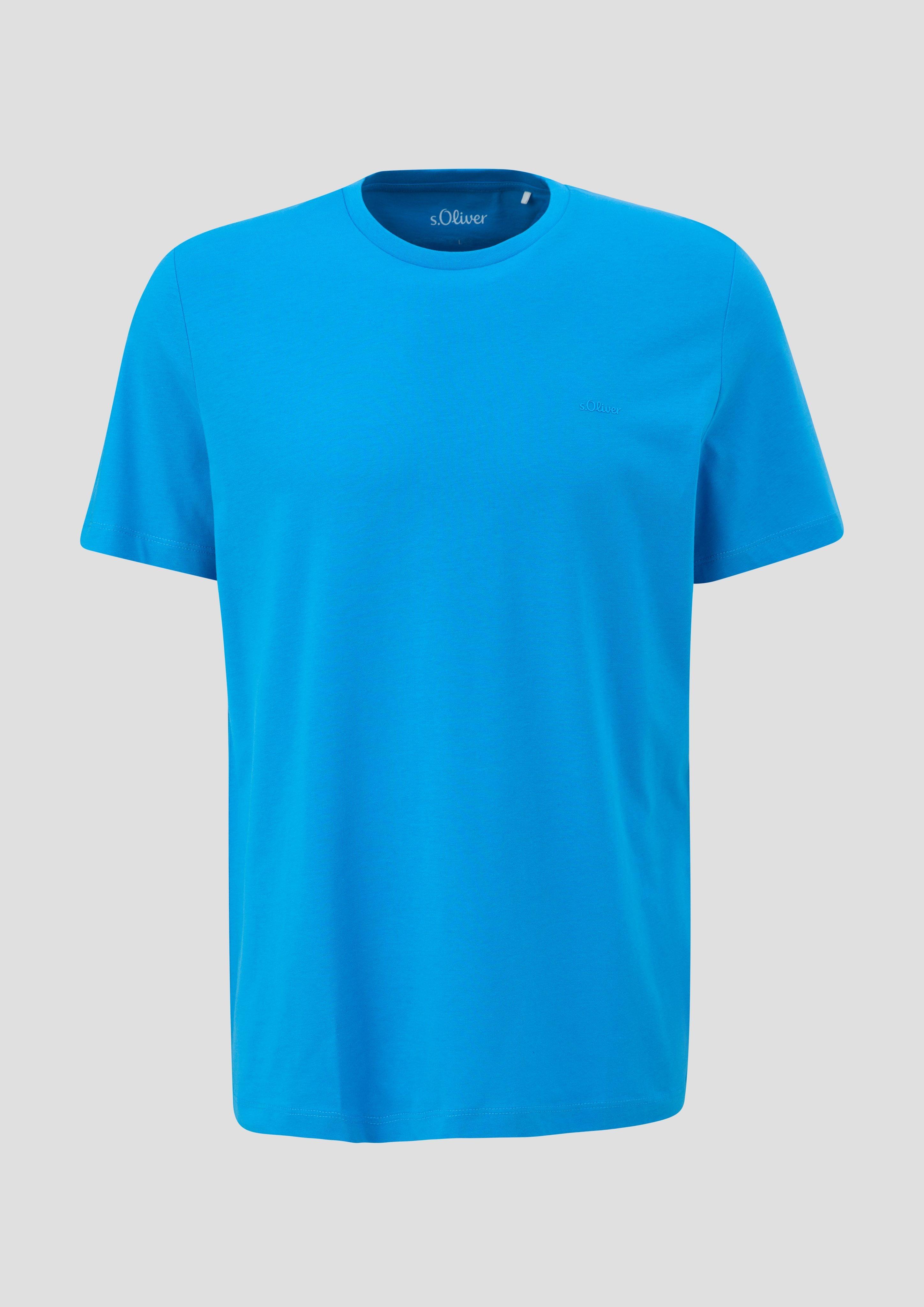 s.Oliver T-Shirt mit kleinem Label-Print