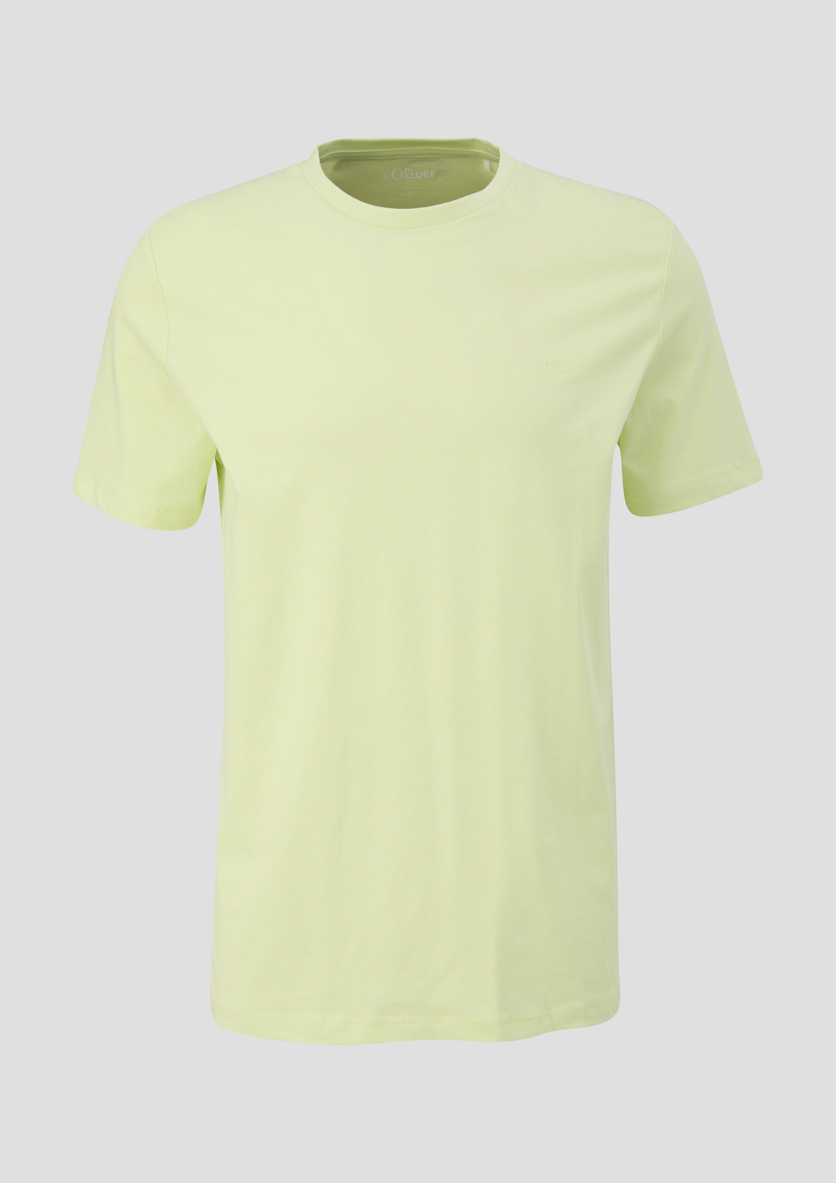 s.Oliver T-Shirt mit kleinem Label-Print