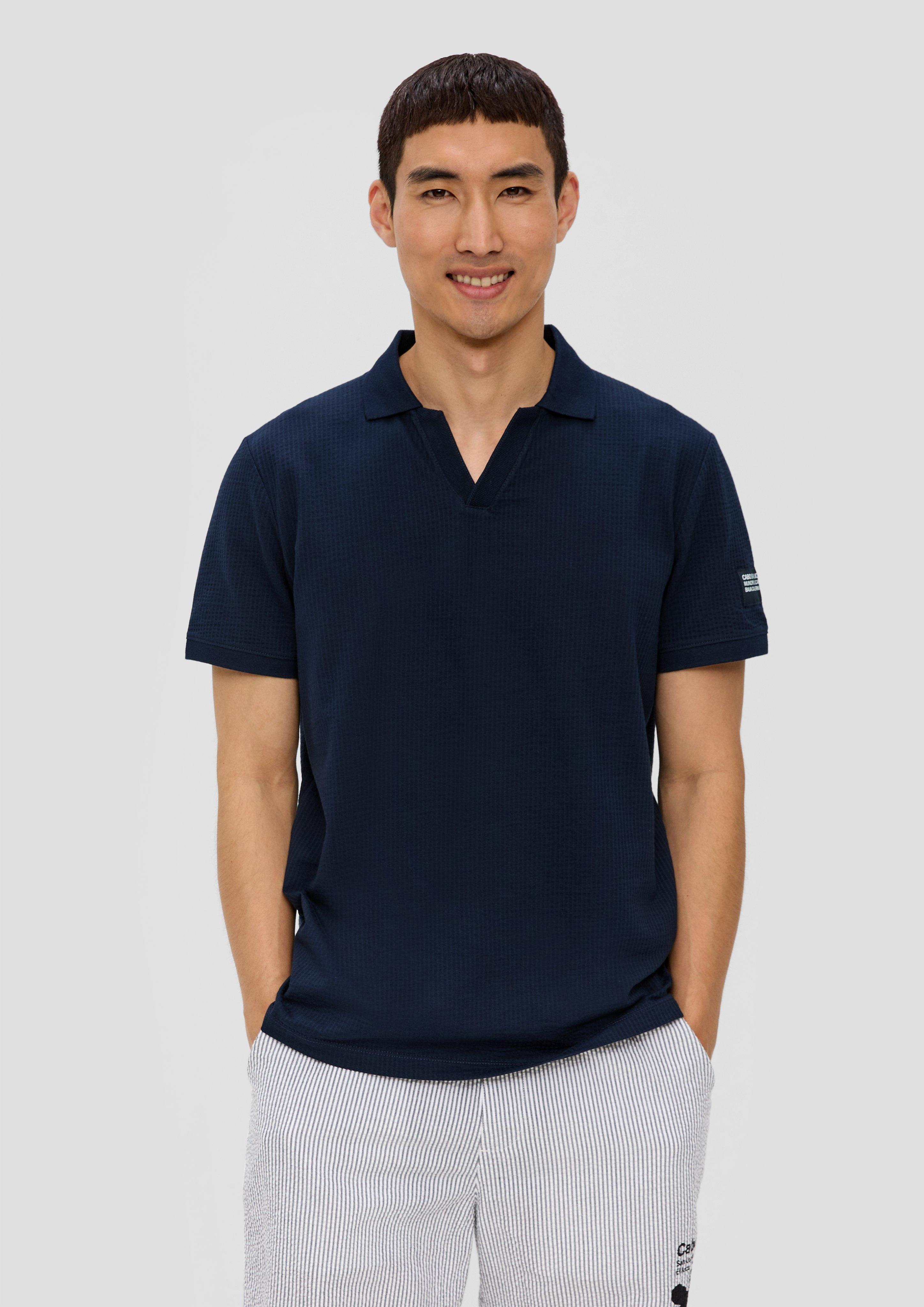 S.Oliver Poloshirt aus Waffelpiqué