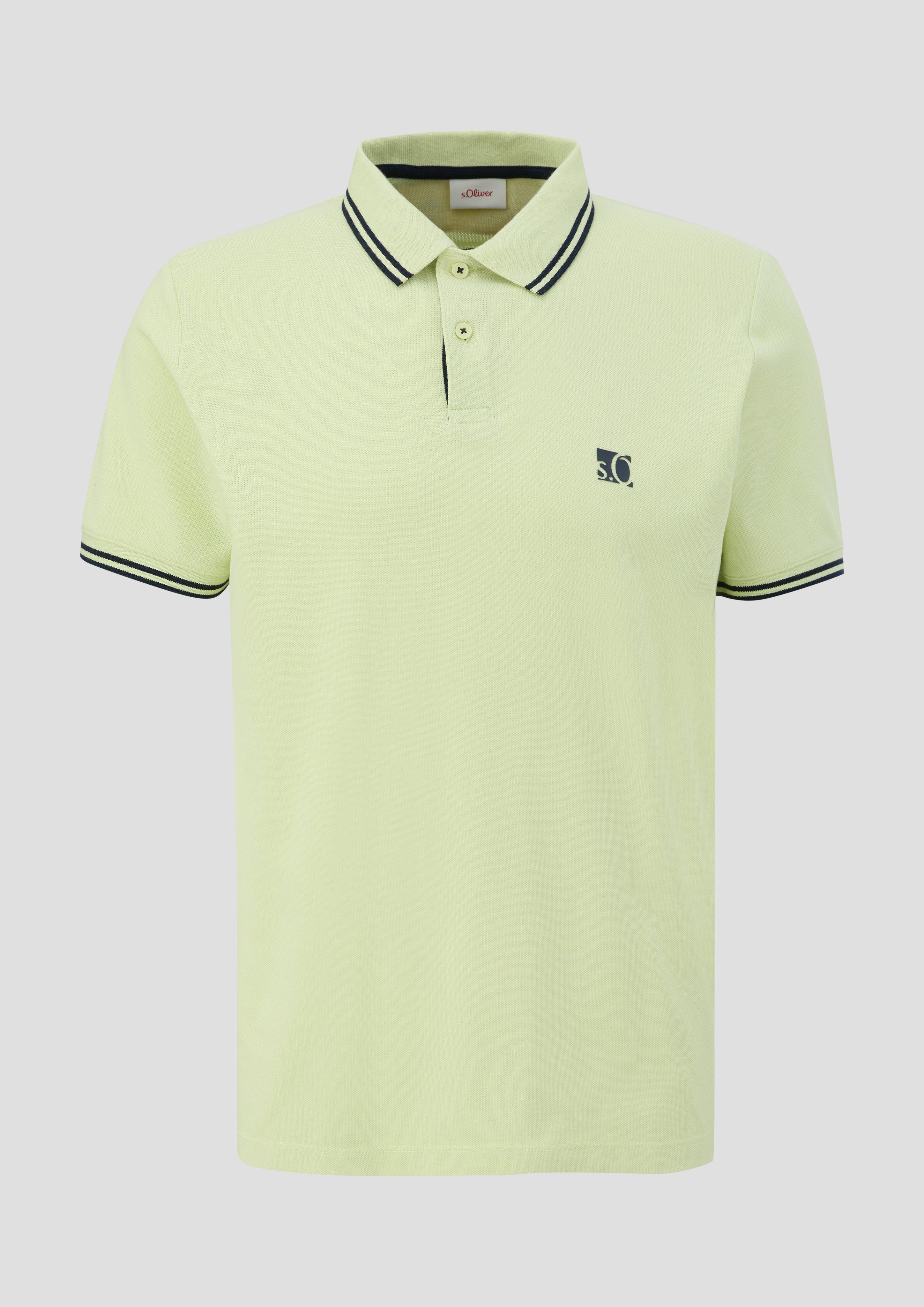 s.Oliver Poloshirt mit Kontrast-Details