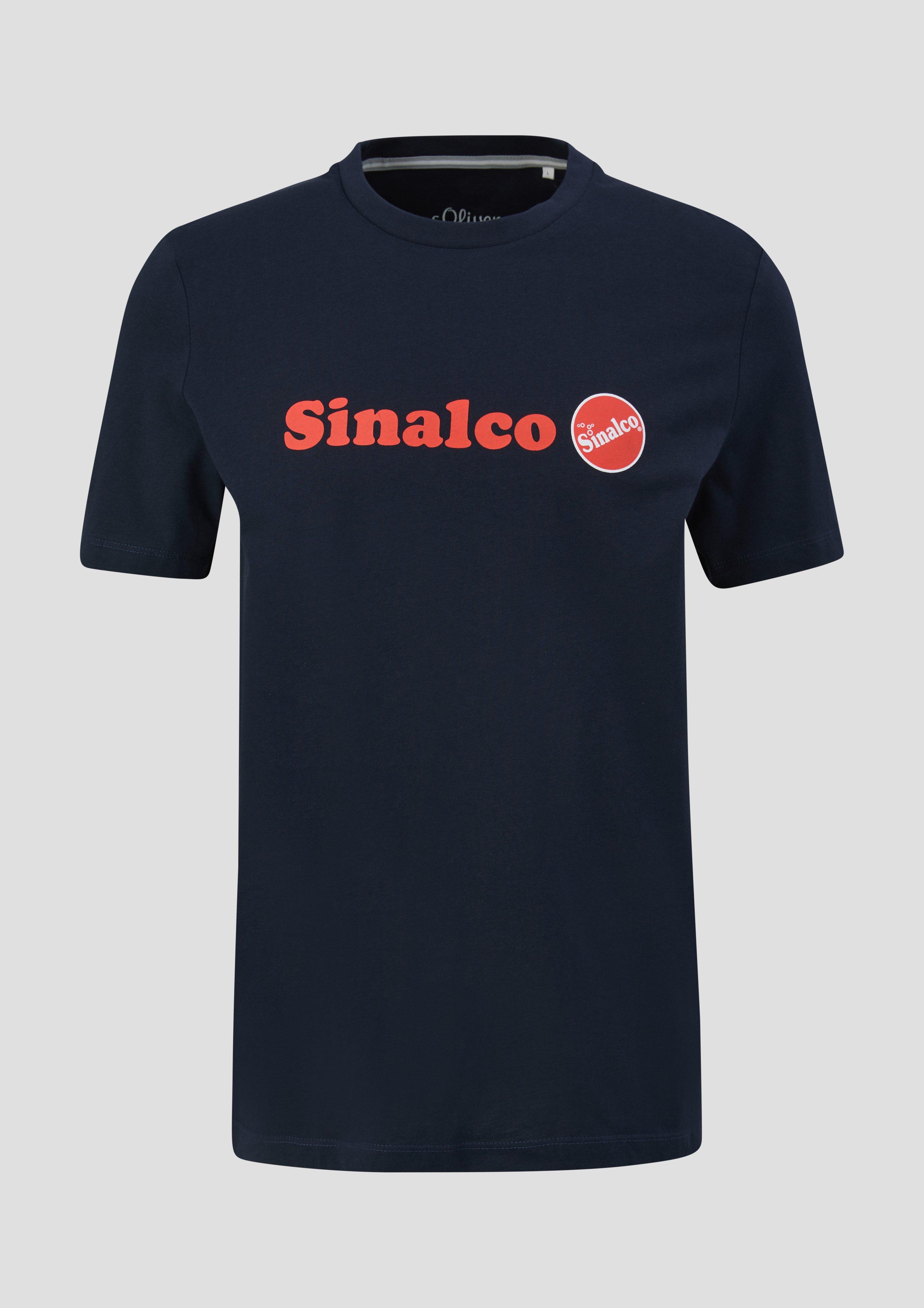 s.Oliver - T-Shirt mit Sinalco®-Print, Herren, blau