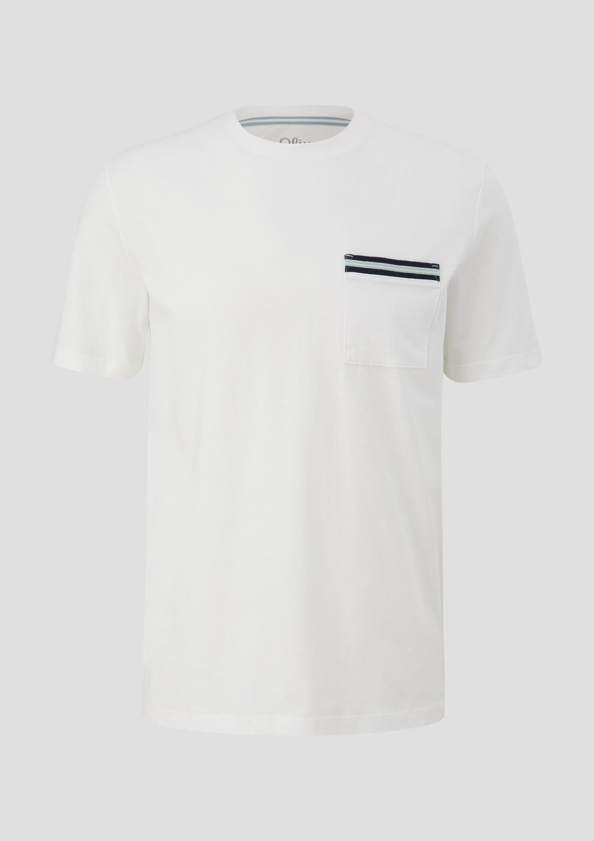 s.Oliver T-Shirt aus Baumwolle mit aufgesetzter Brusttasche