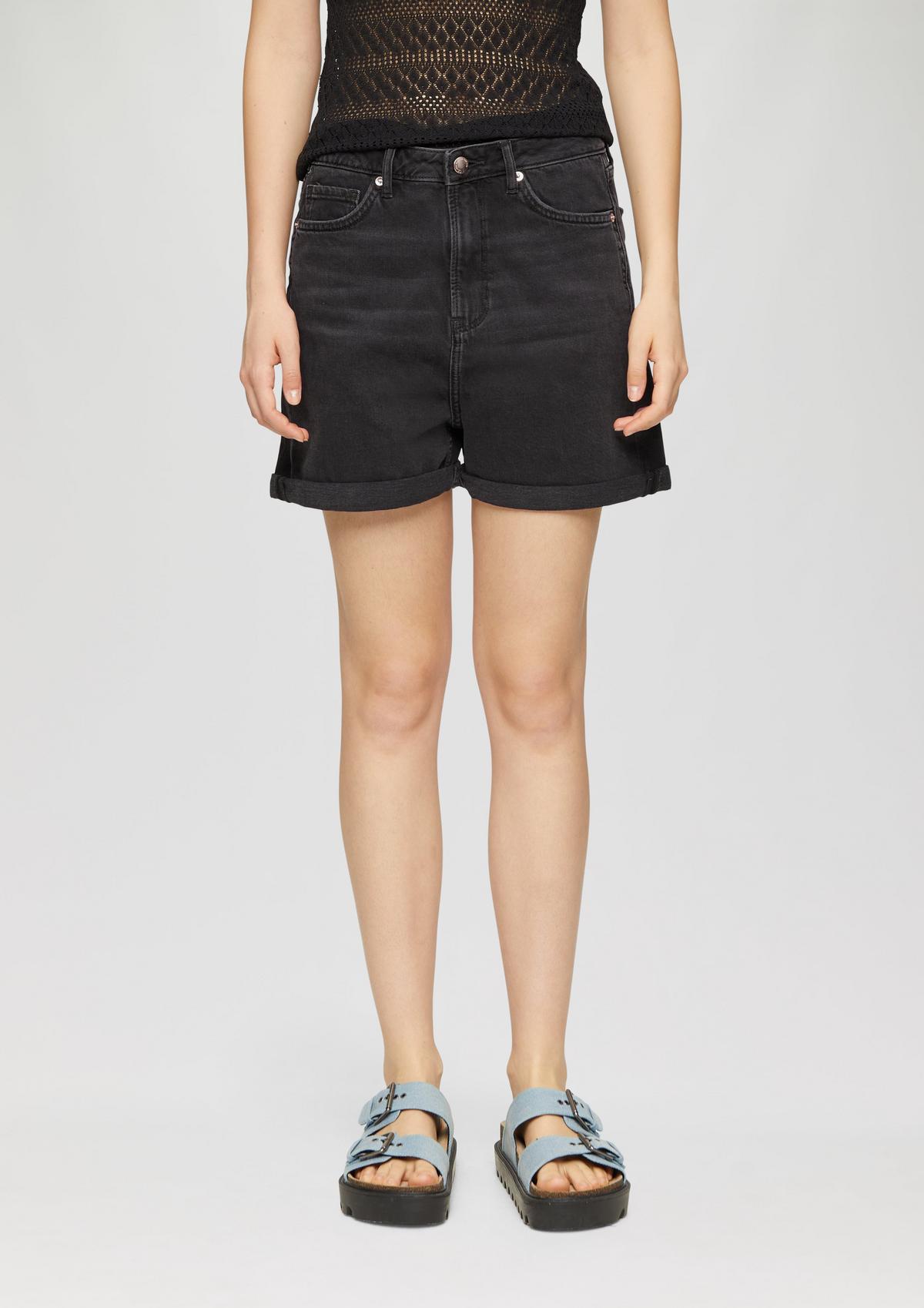 s.Oliver Mom Jeans-Shorts / Relaxed Fit / High Rise