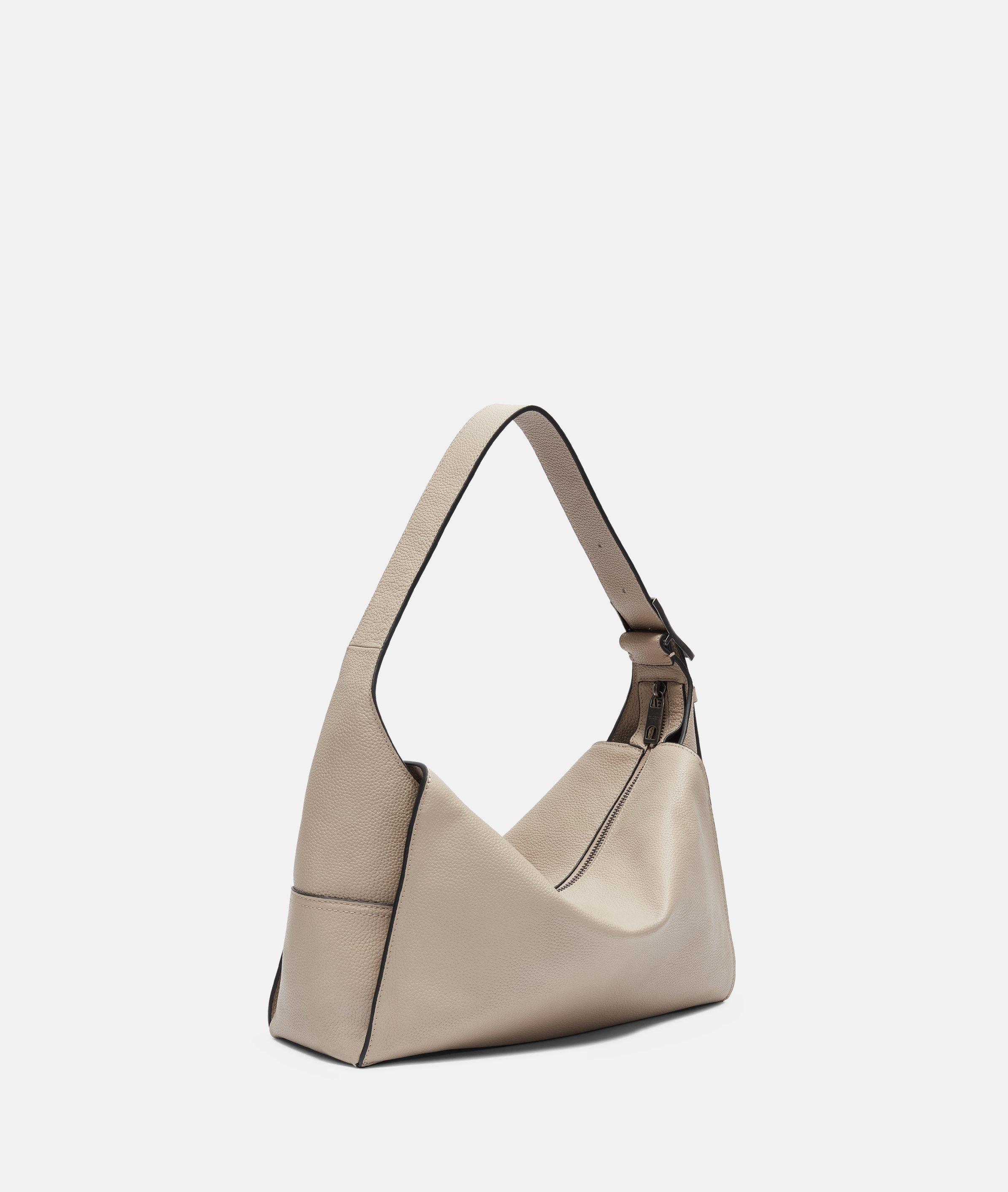 Thumbnail - Liebeskind Berlin - Geräumige Schultertasche aus Rindsleder -  Beige