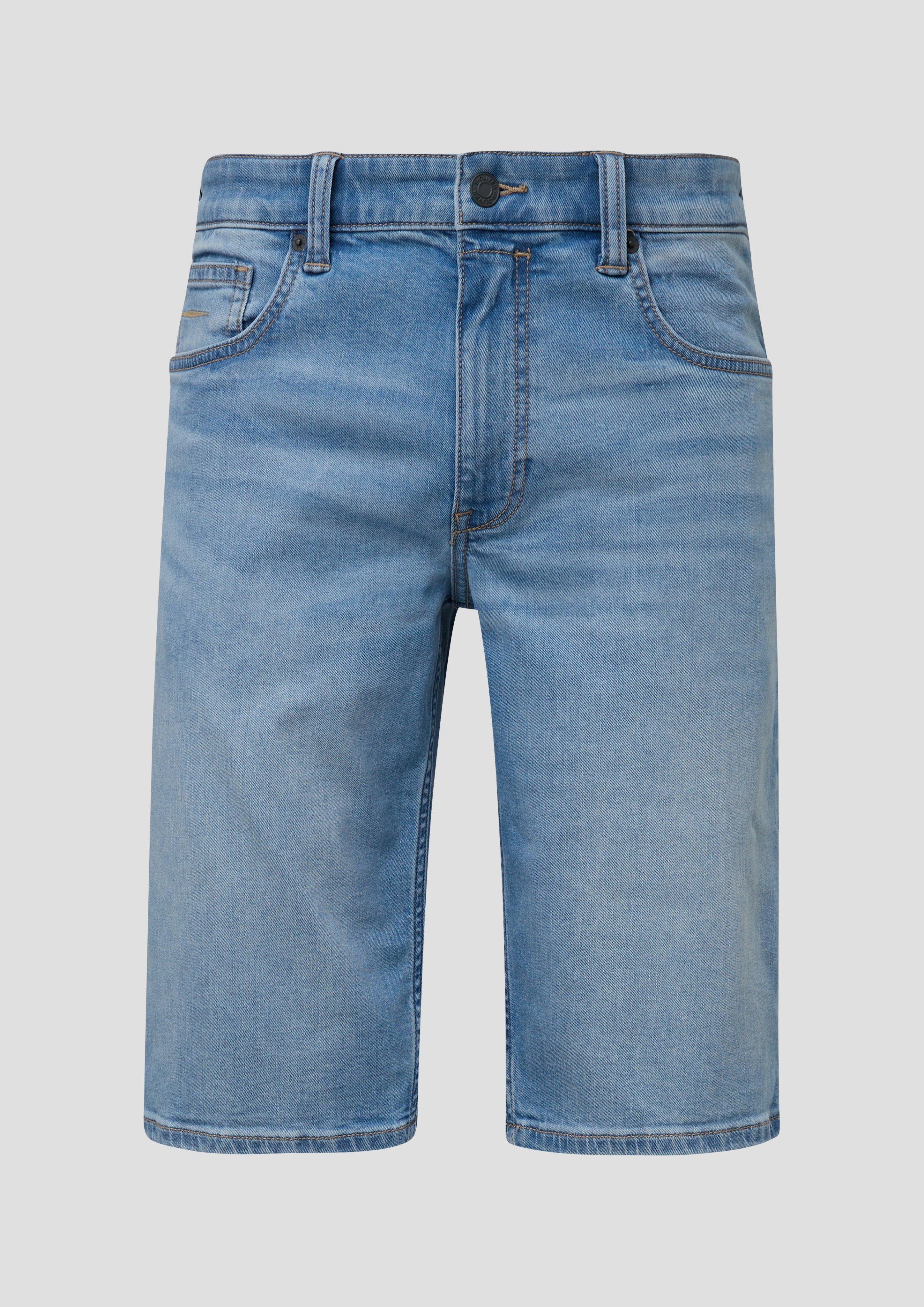 s.Oliver - Jeans-Shorts / Regular Fit / Mid Rise, Herren, blau