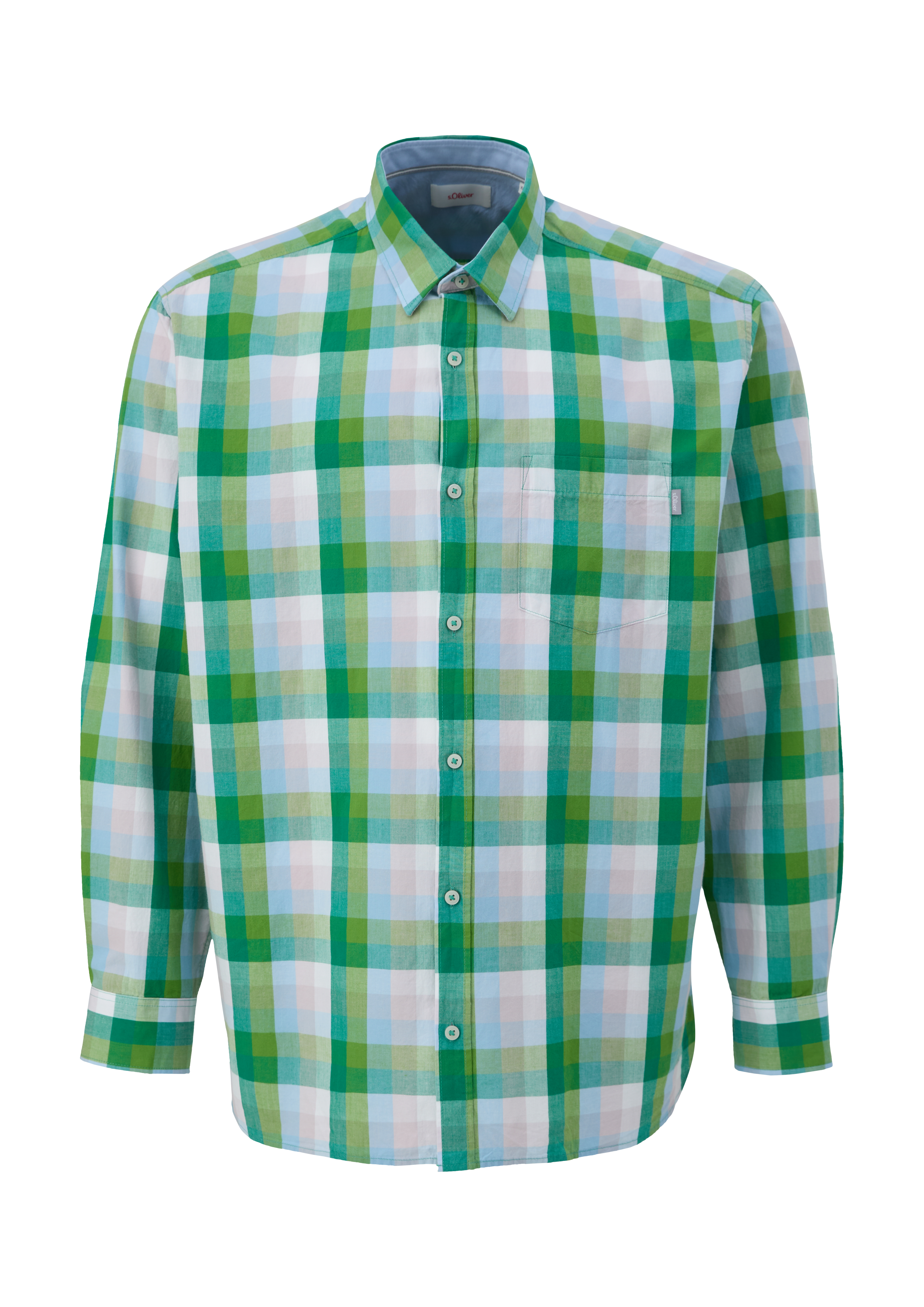 s.Oliver Hemd mit Karomuster