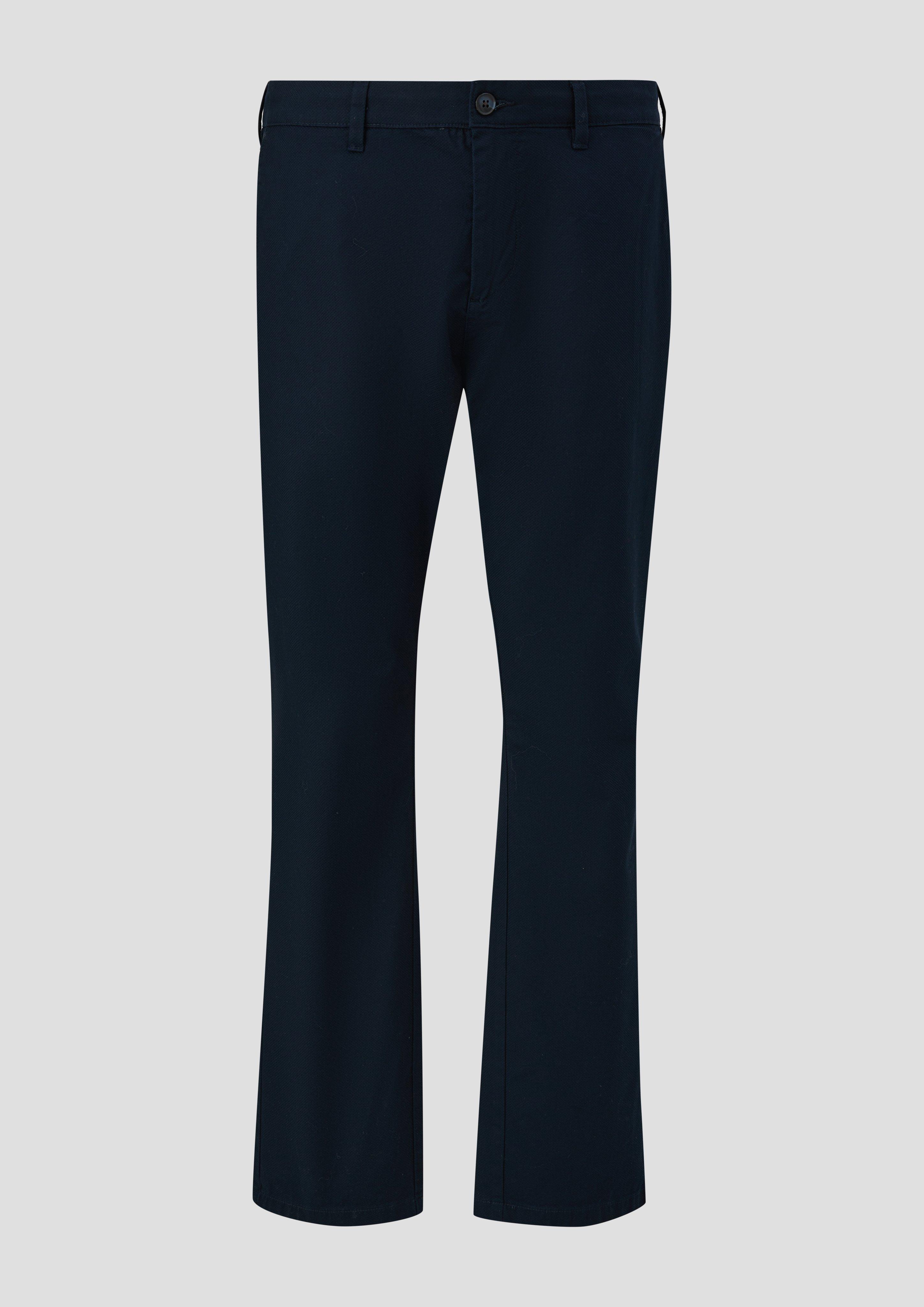 s.Oliver - Chino-Hose aus Baumwollstretch, Herren, blau