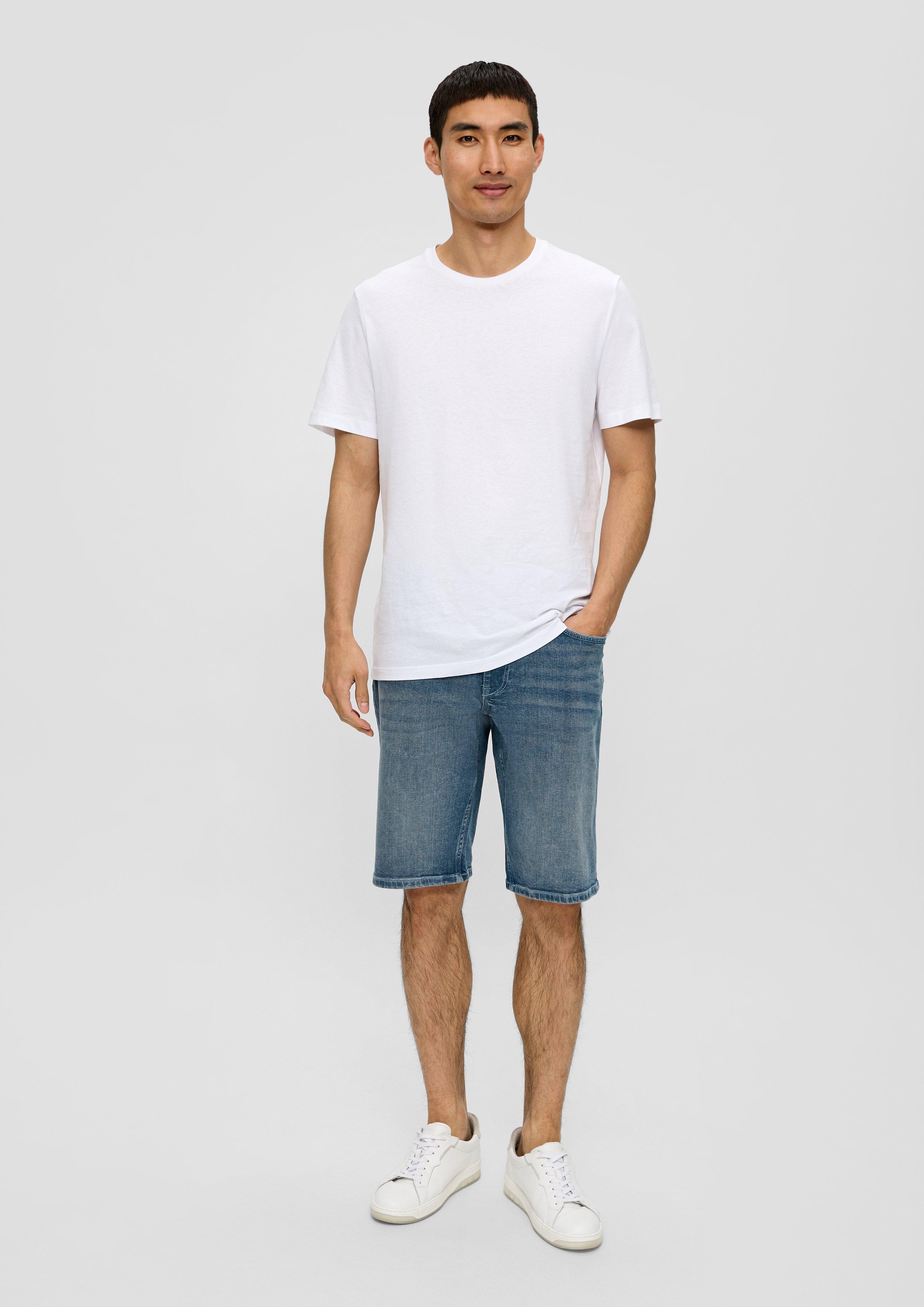 S.Oliver Jeans-Shorts / Straight Leg / High Rise