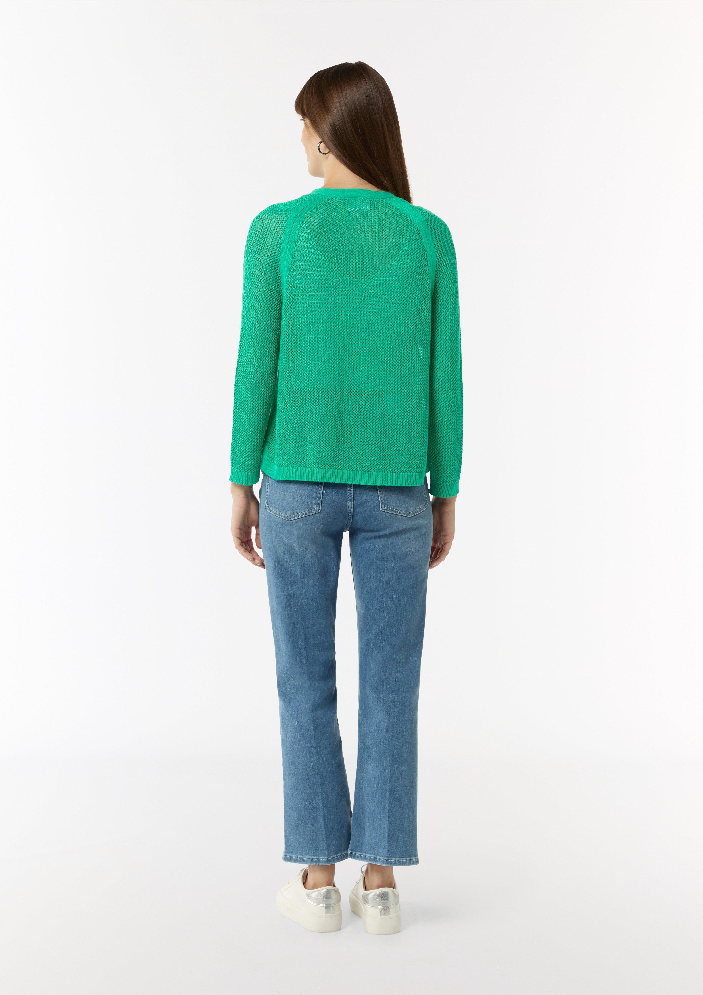 Cardigan mit 3/4-Ärmel - smaragd | Comma
