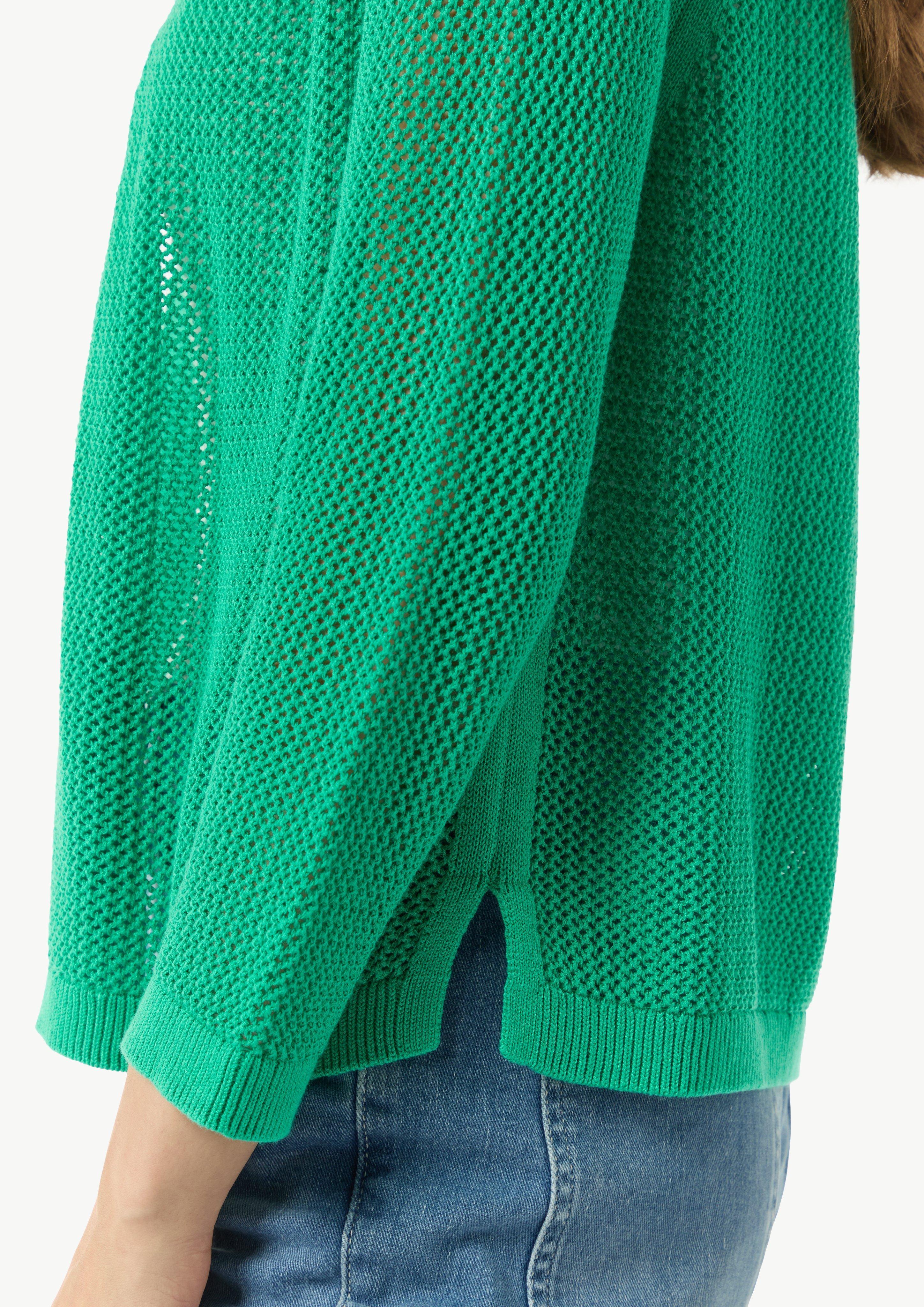 Cardigan mit 3/4-Ärmel - smaragd | Comma
