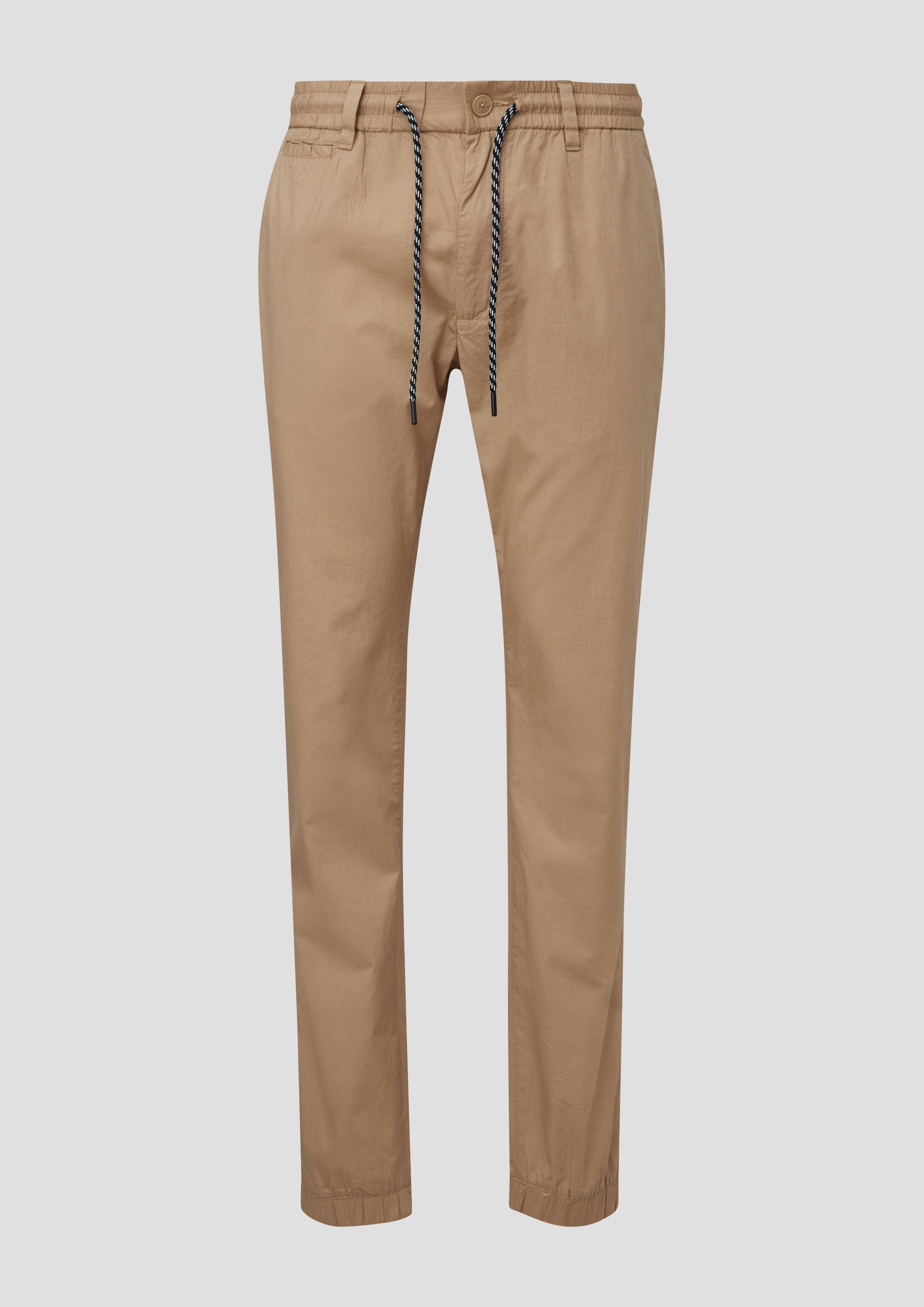 s.Oliver Jogpants mit elastischem Saum und Bündchen
