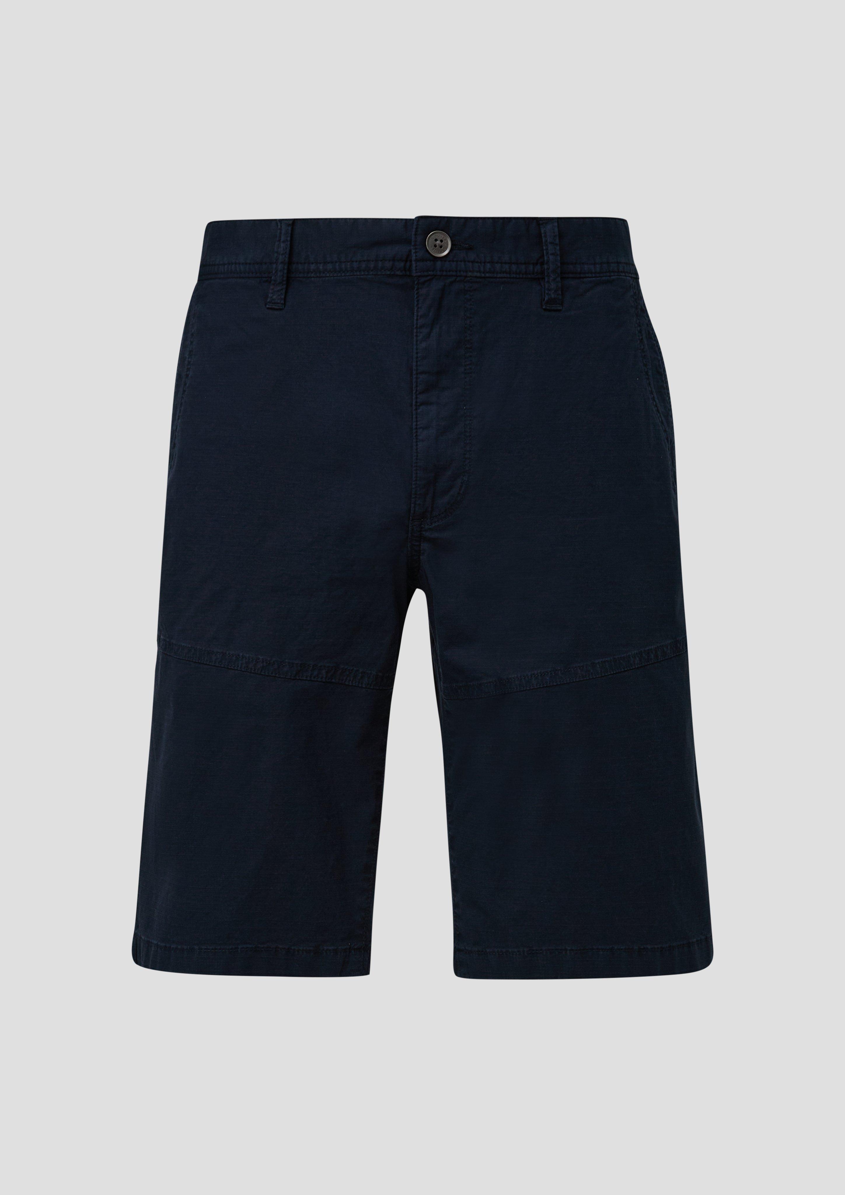 Thumbnail - s.Oliver - Chino-Shorts aus Baumwollstretch mit Straight Leg, Herren, blau
