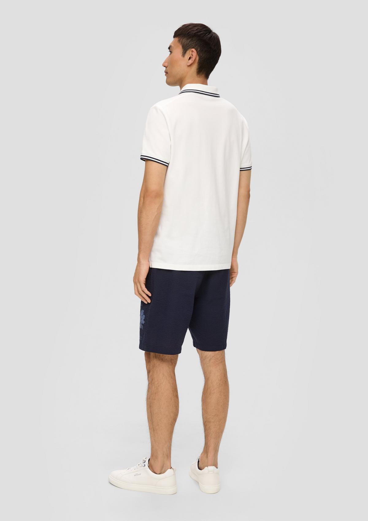 s.Oliver Bermuda-Shorts im Relaxed Fit mit Print-Detail