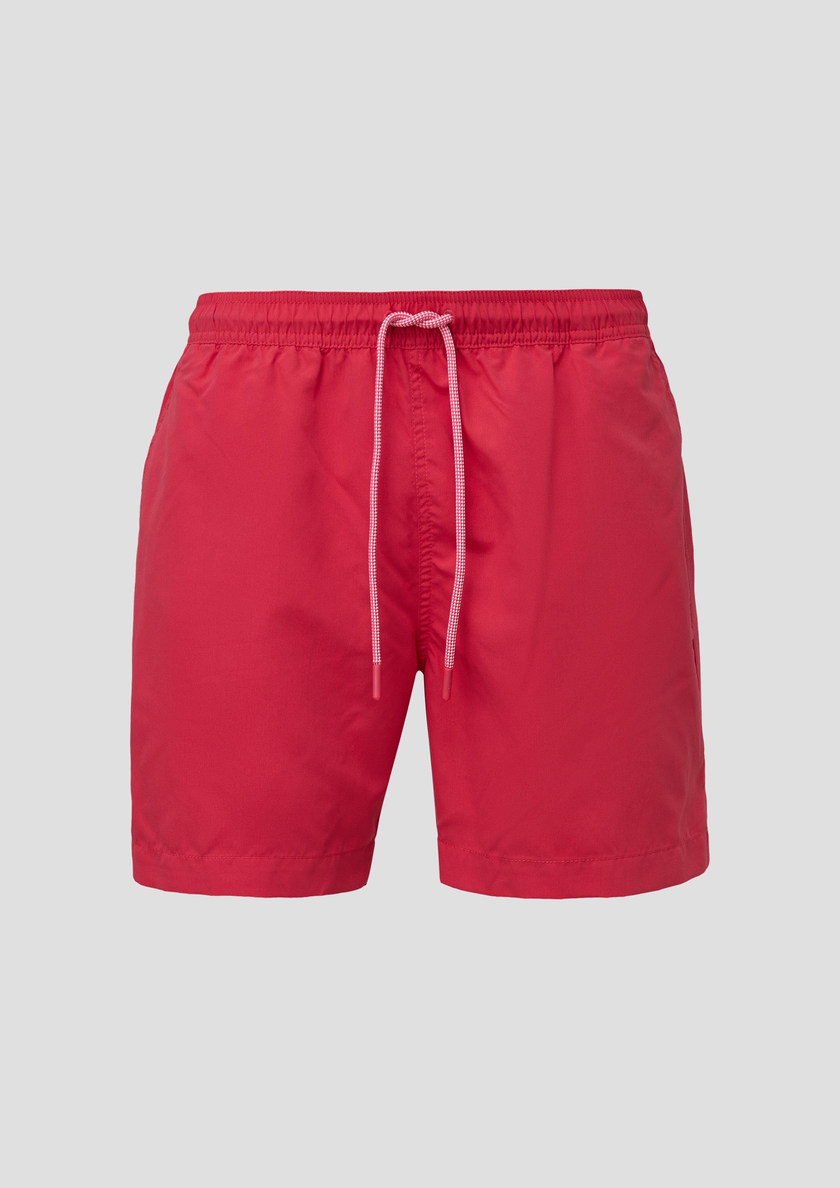 s.Oliver - Badeshorts mit Eingrifftaschen, Herren, rot