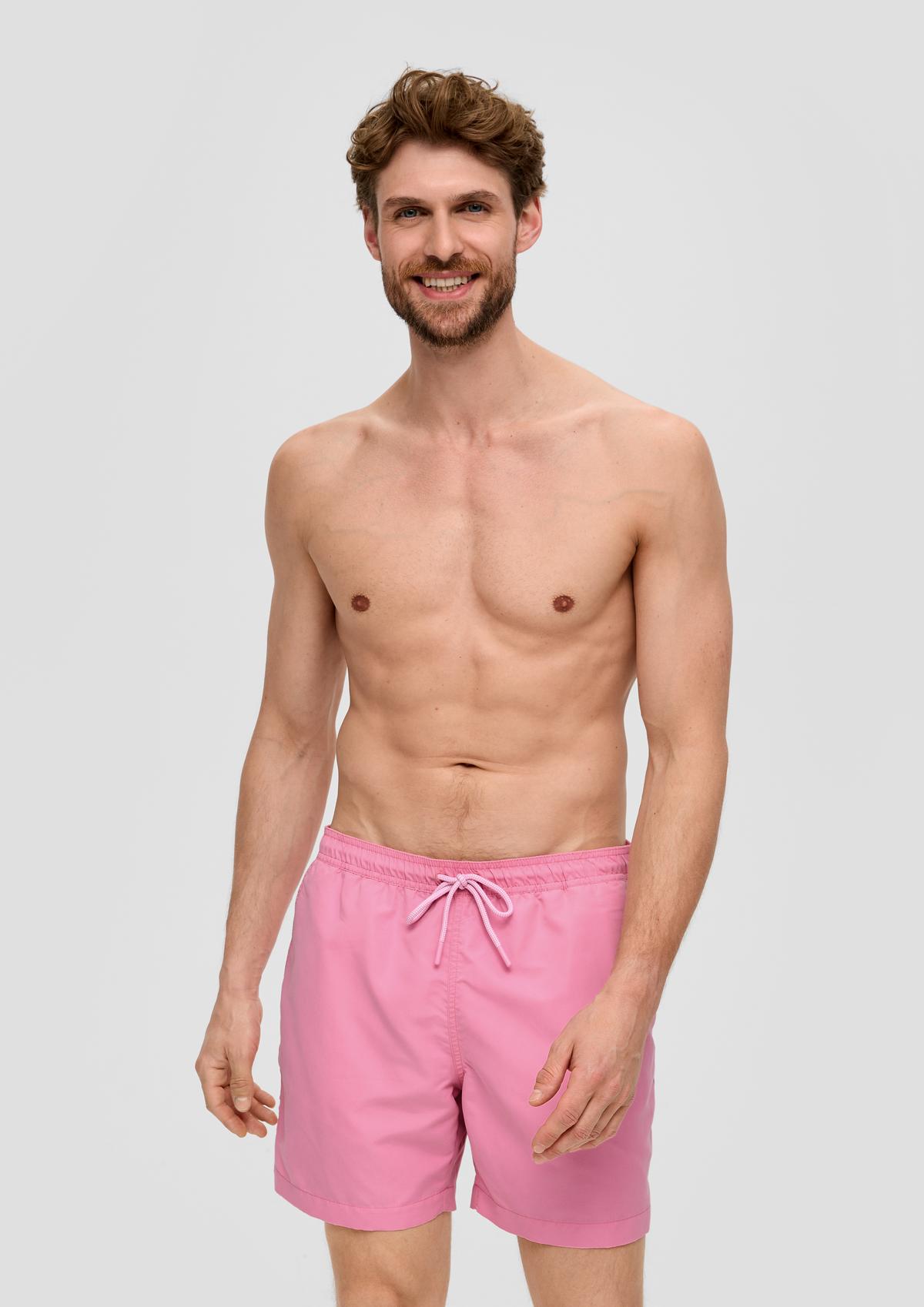 s.Oliver Regular fit: swim shorts with slit pockets