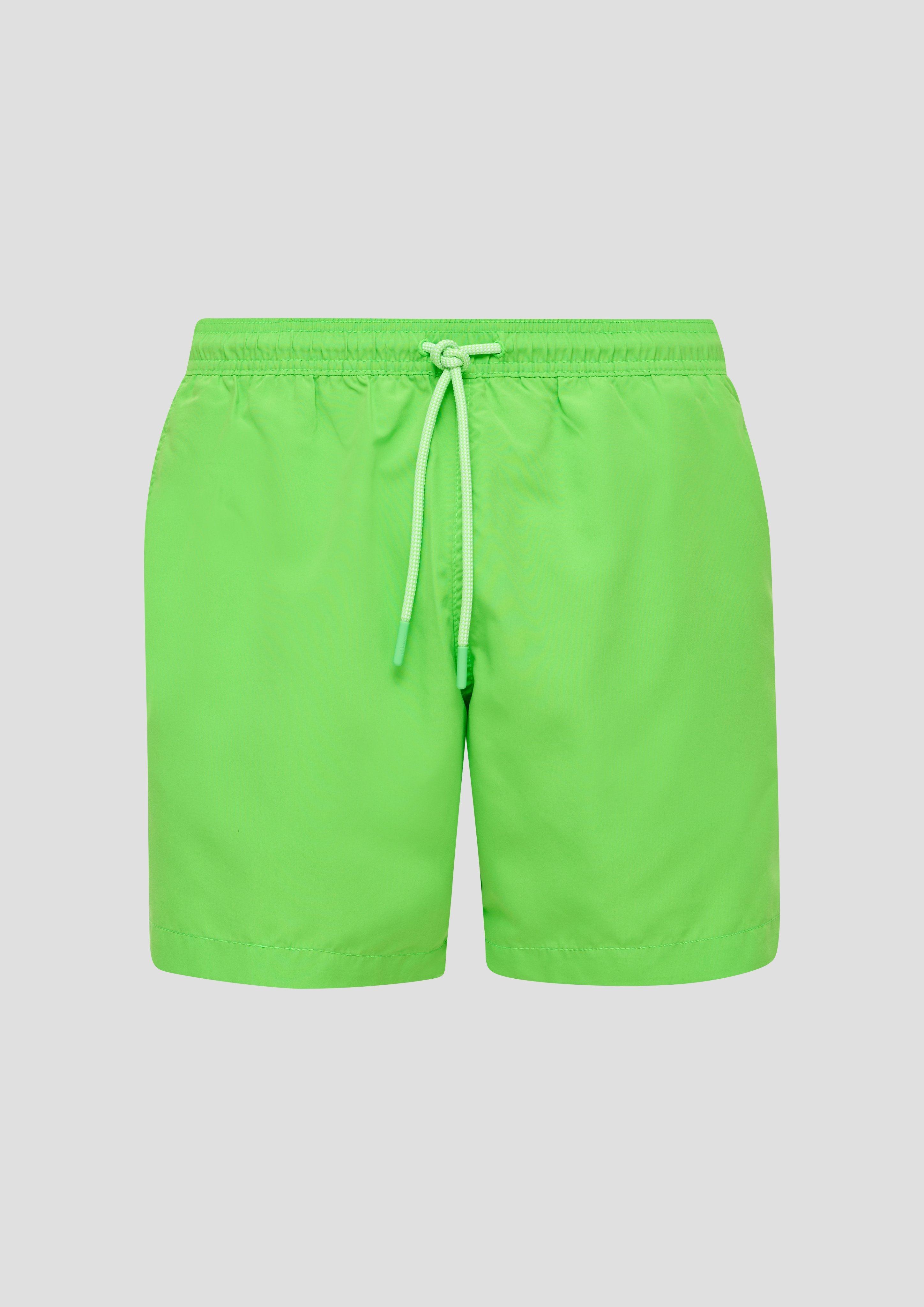 s.Oliver - Badeshorts mit Eingrifftaschen, Herren, grün