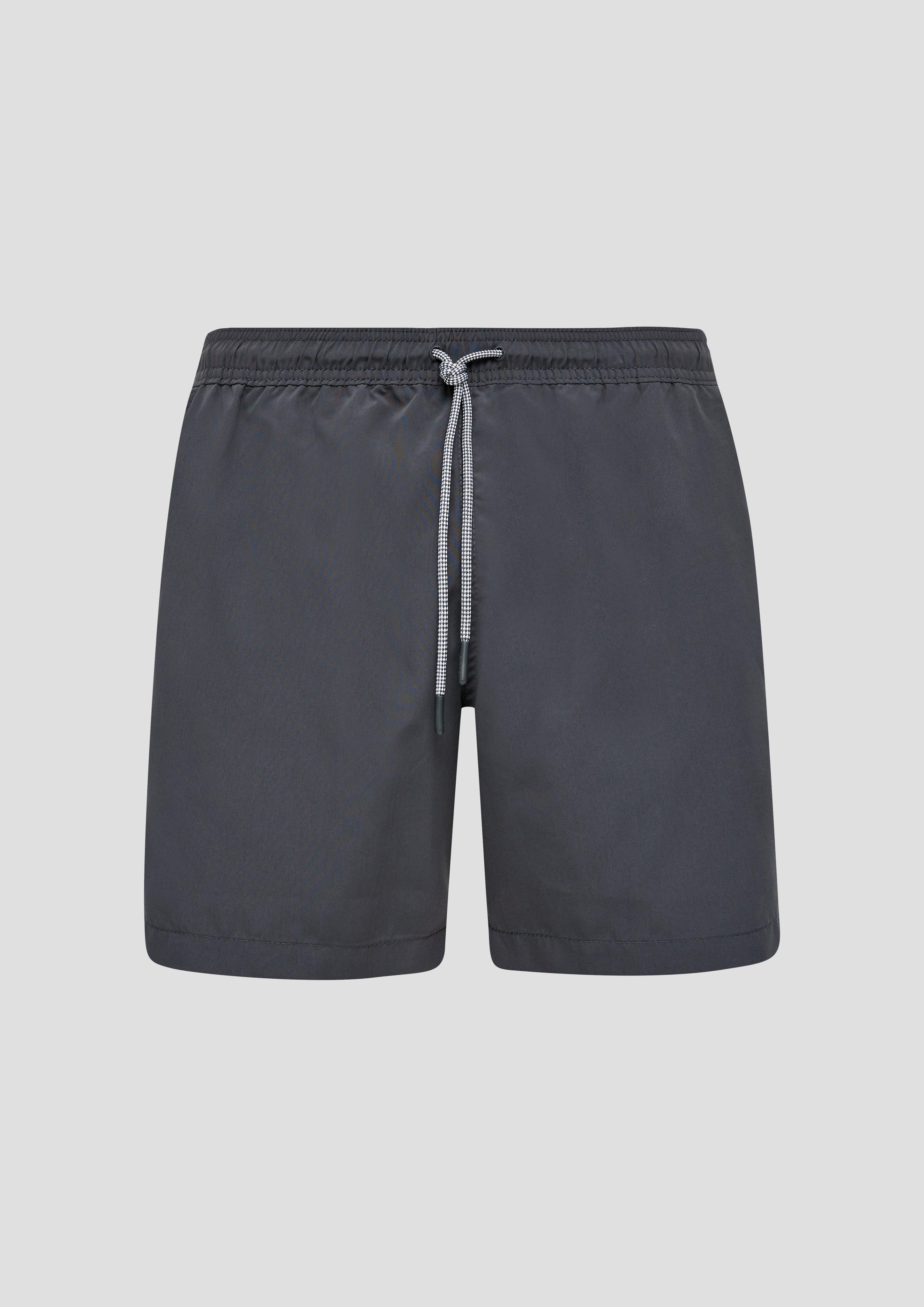 s.Oliver - Badeshorts mit Eingrifftaschen, Herren, grau