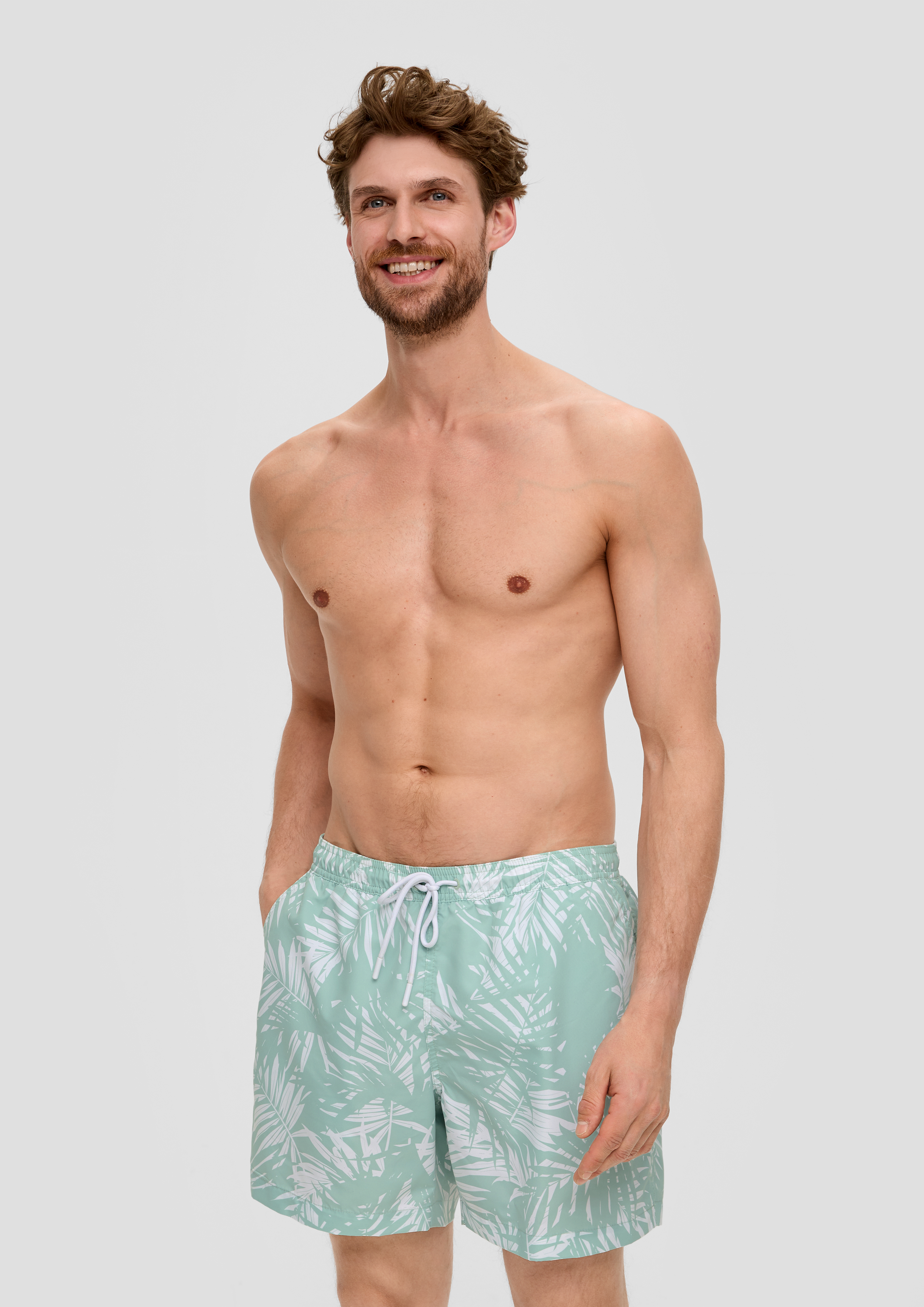 S.Oliver Badeshorts mit All-over-Print