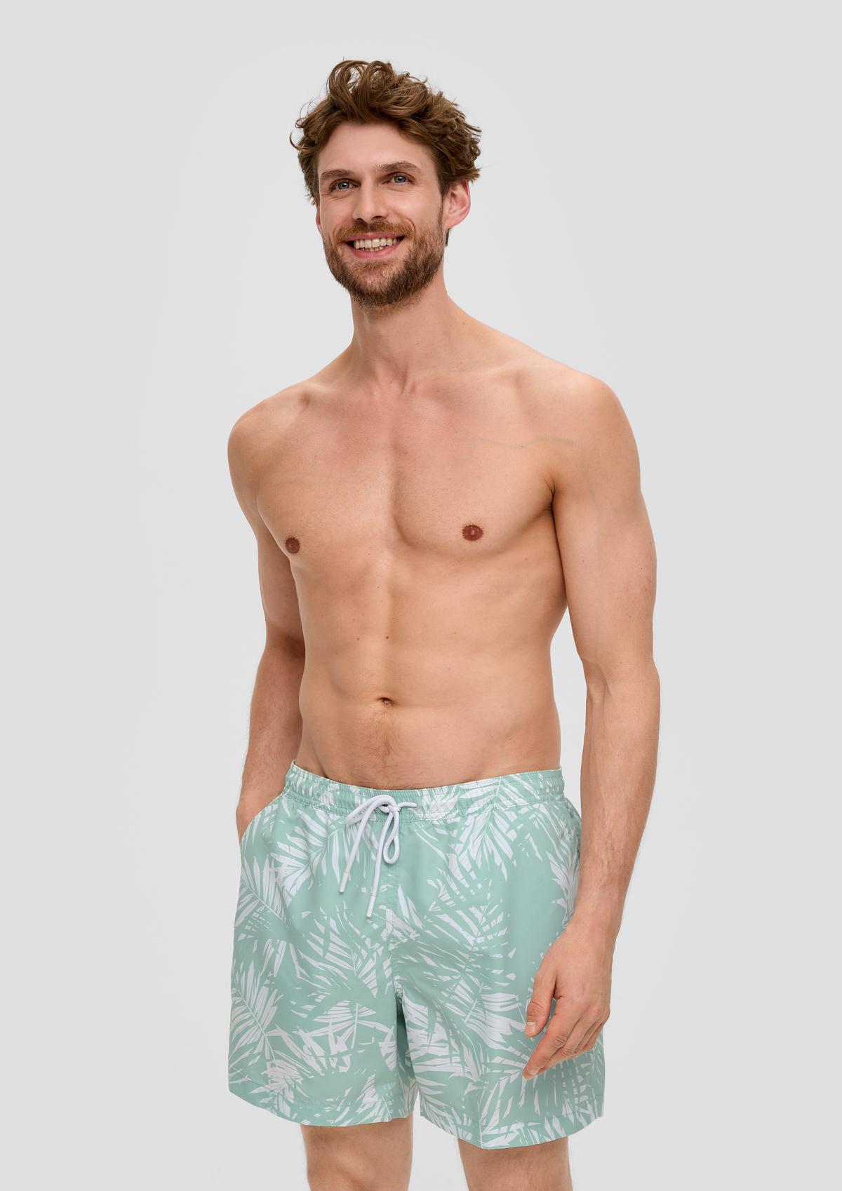 s.Oliver Relaxed: Shorts mit All-over-Print
