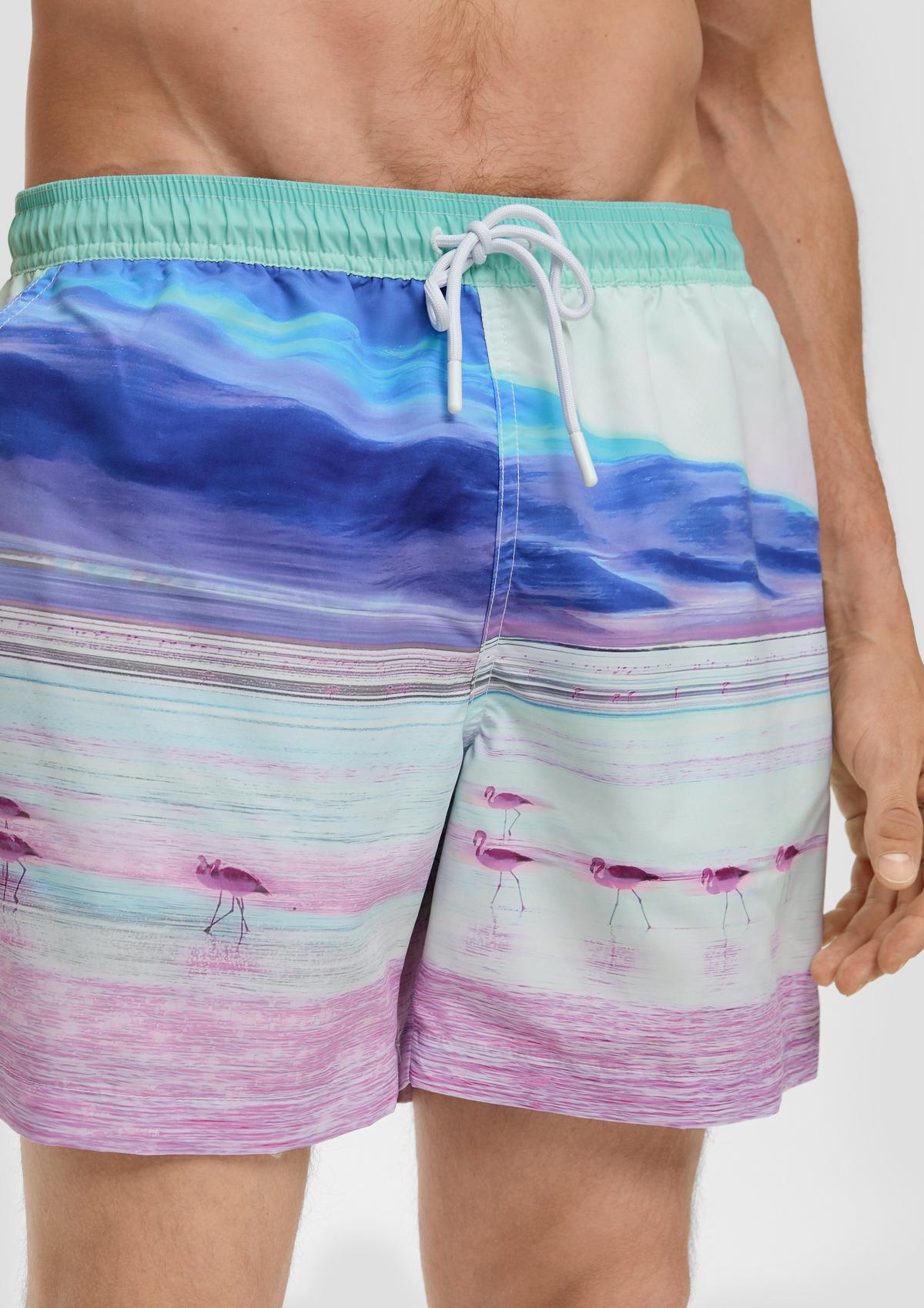 s.Oliver Relaxed: short met print all-over