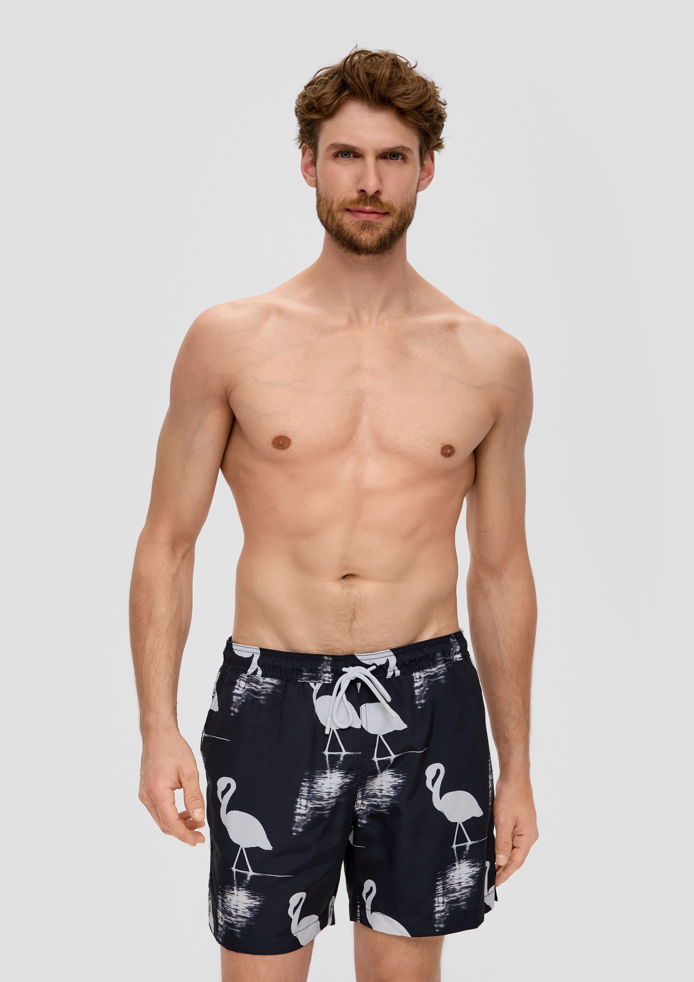 S.Oliver Badeshorts mit All-over-Print