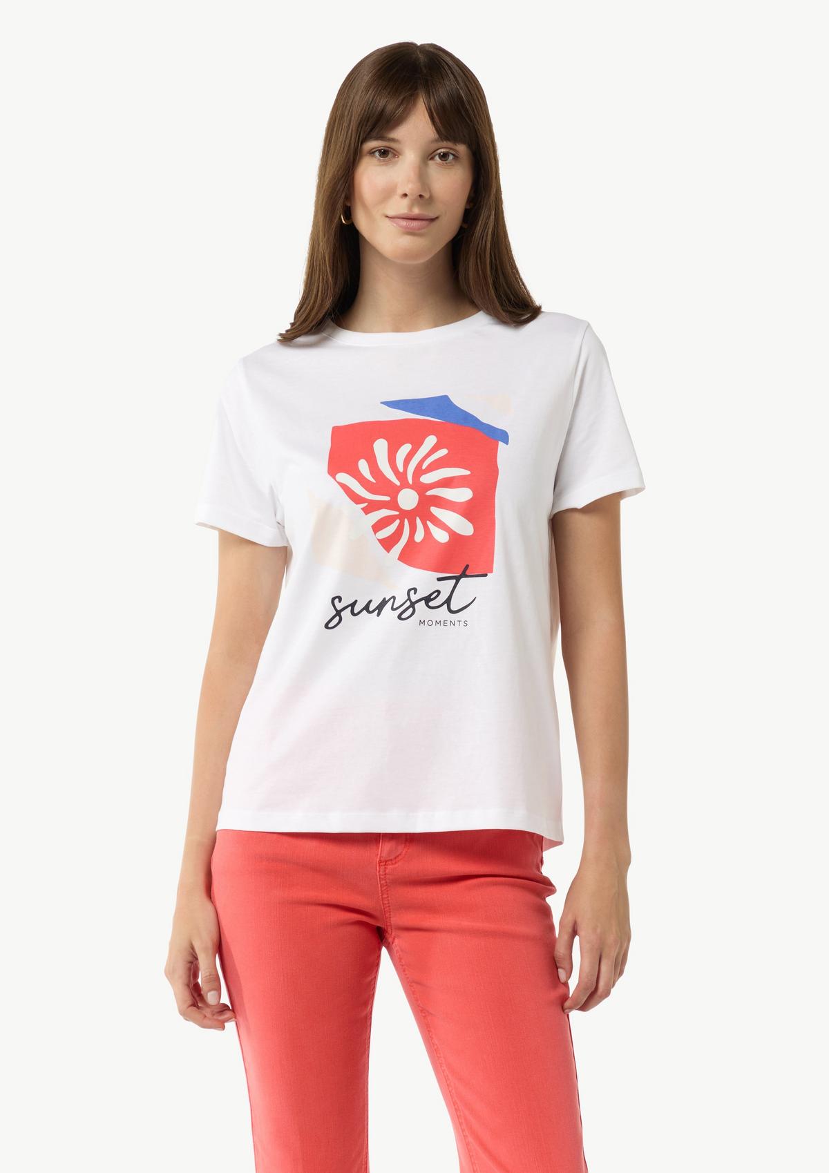 T-shirt Off-White Red size L International in Cotton - 50097334