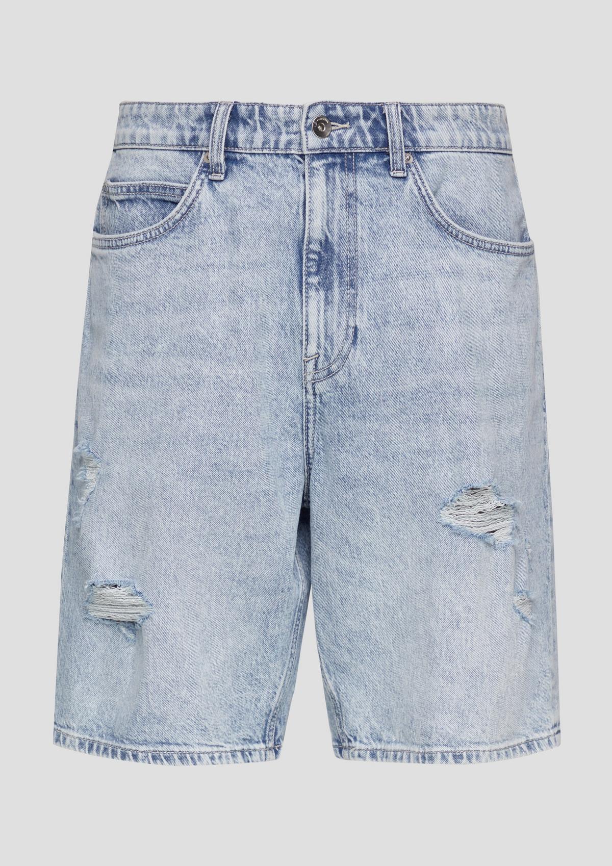 s.Oliver Kratke jeans hlače / ohlapen kroj / Mid Rise