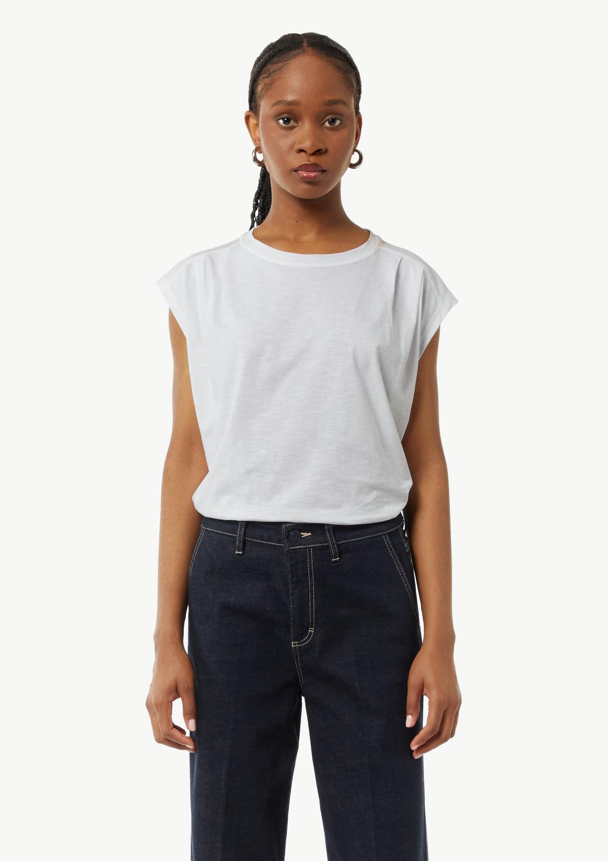 お歳暮 のし T-shirt Comma | white - shoulders dropped with トップス