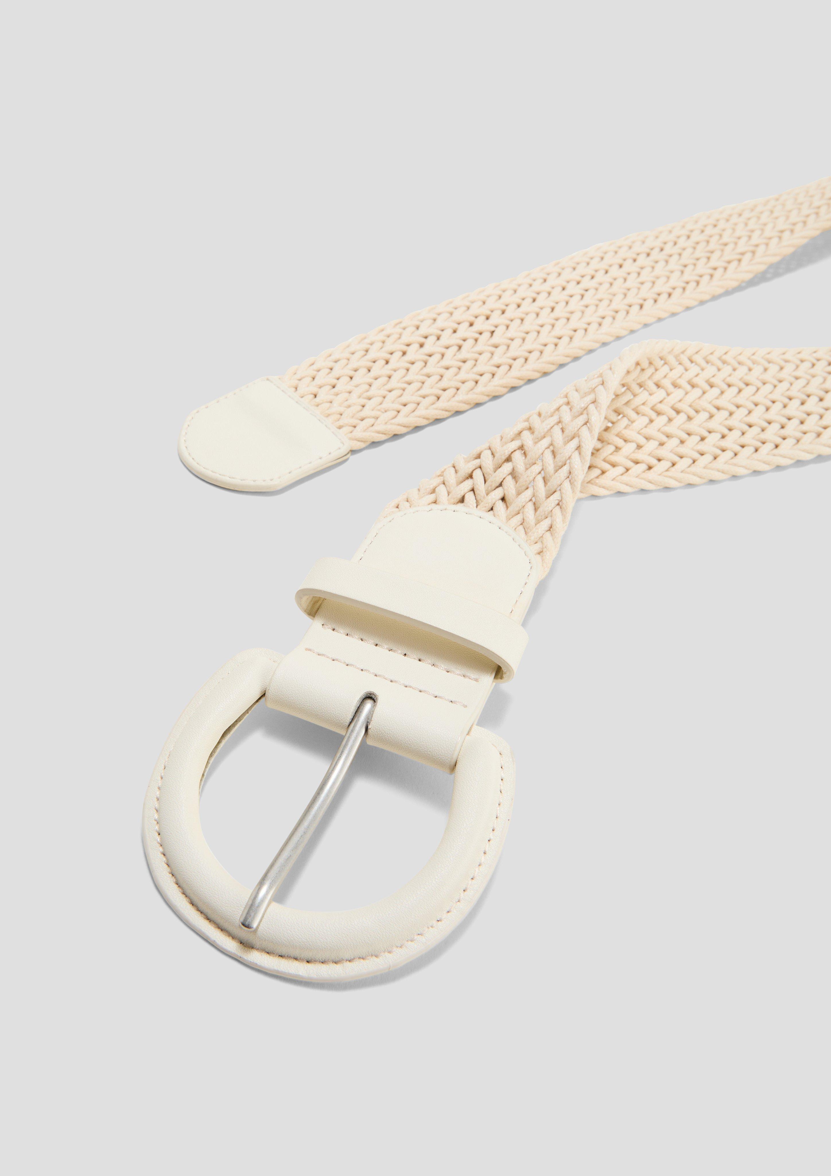 s.Oliver Gürtel mit Flechtmuster und Dornschließe