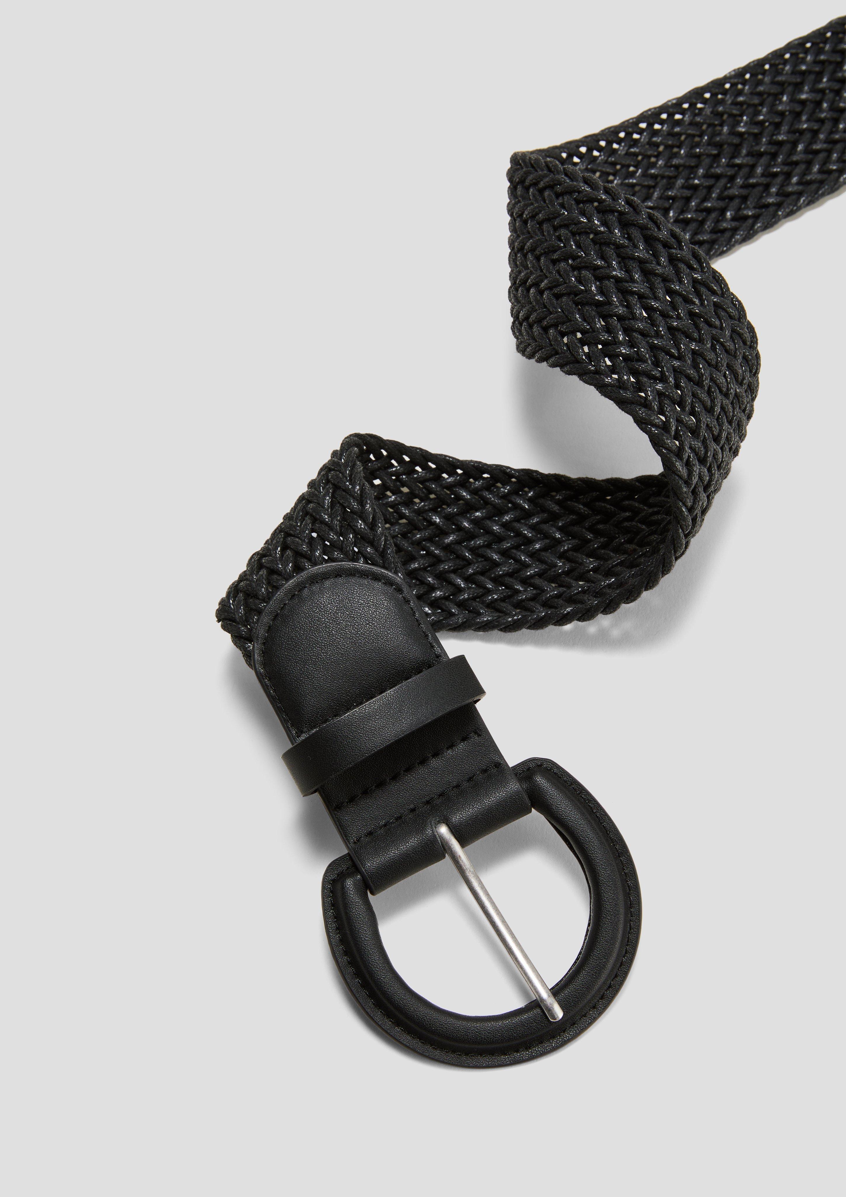s.Oliver Gürtel mit Flechtmuster und Dornschließe