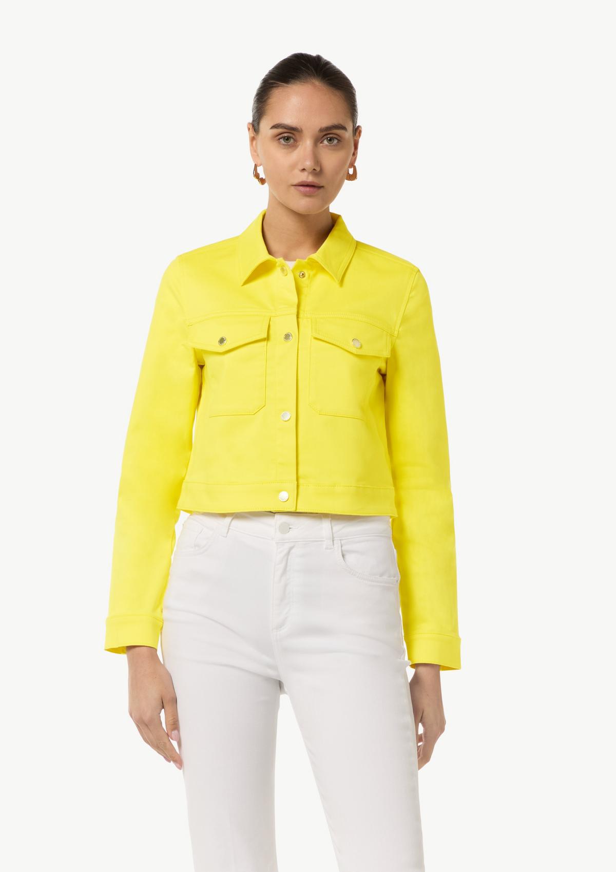 Denim jacket in a loose fit - yellow | Comma