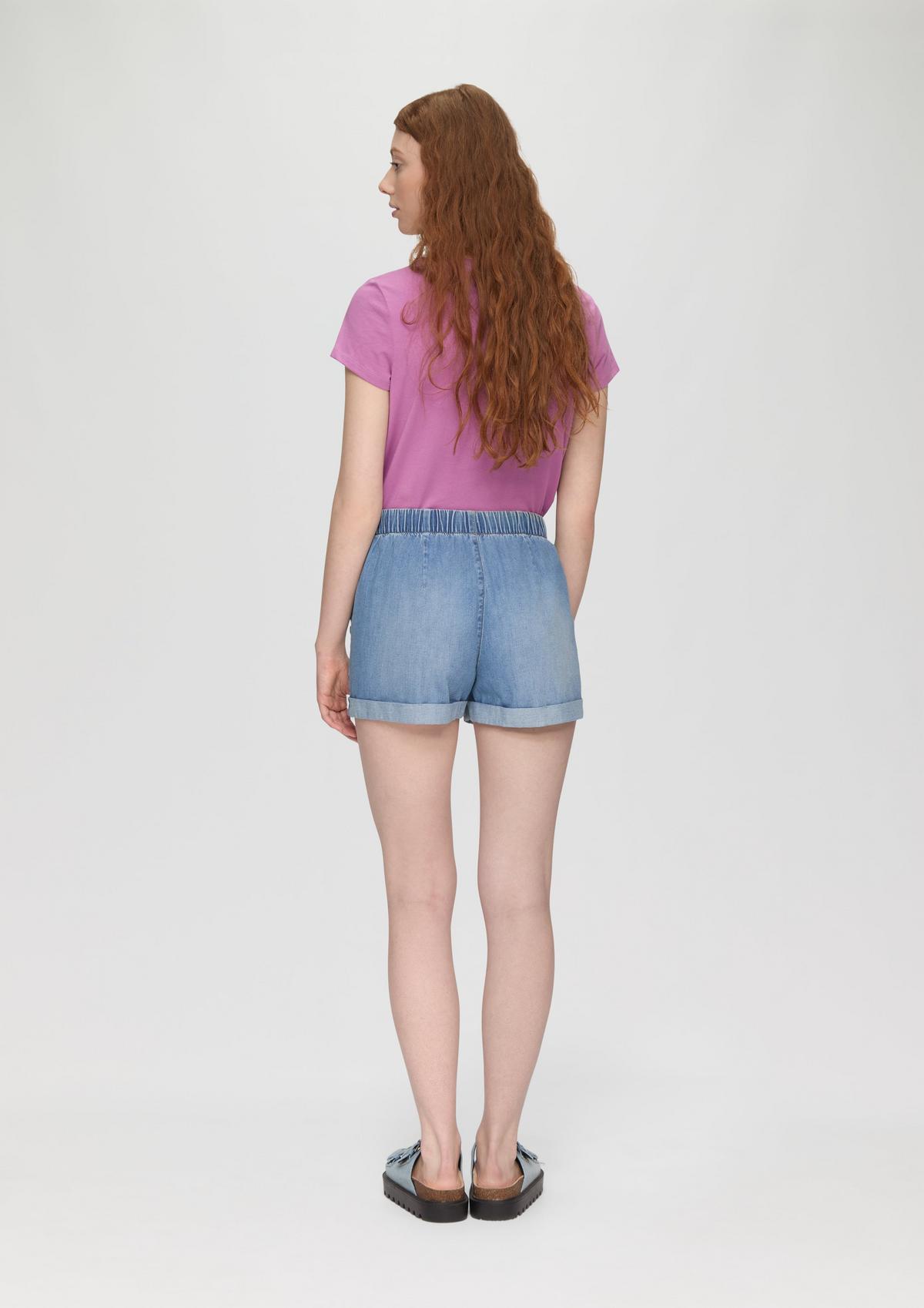 s.Oliver Jeans-Short / Relaxed Fit / Mid Rise / Wide Leg