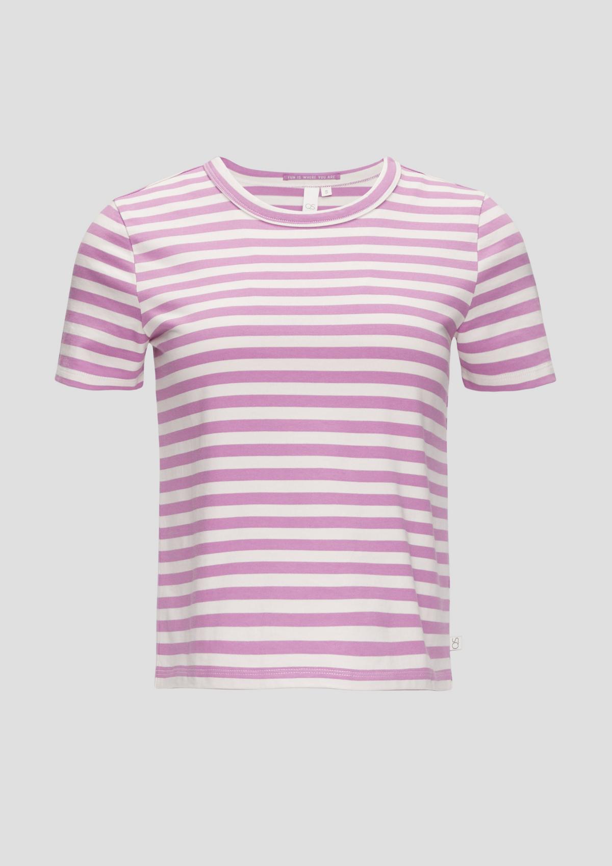 s.Oliver Baumwoll-T-Shirt mit Streifenmuster