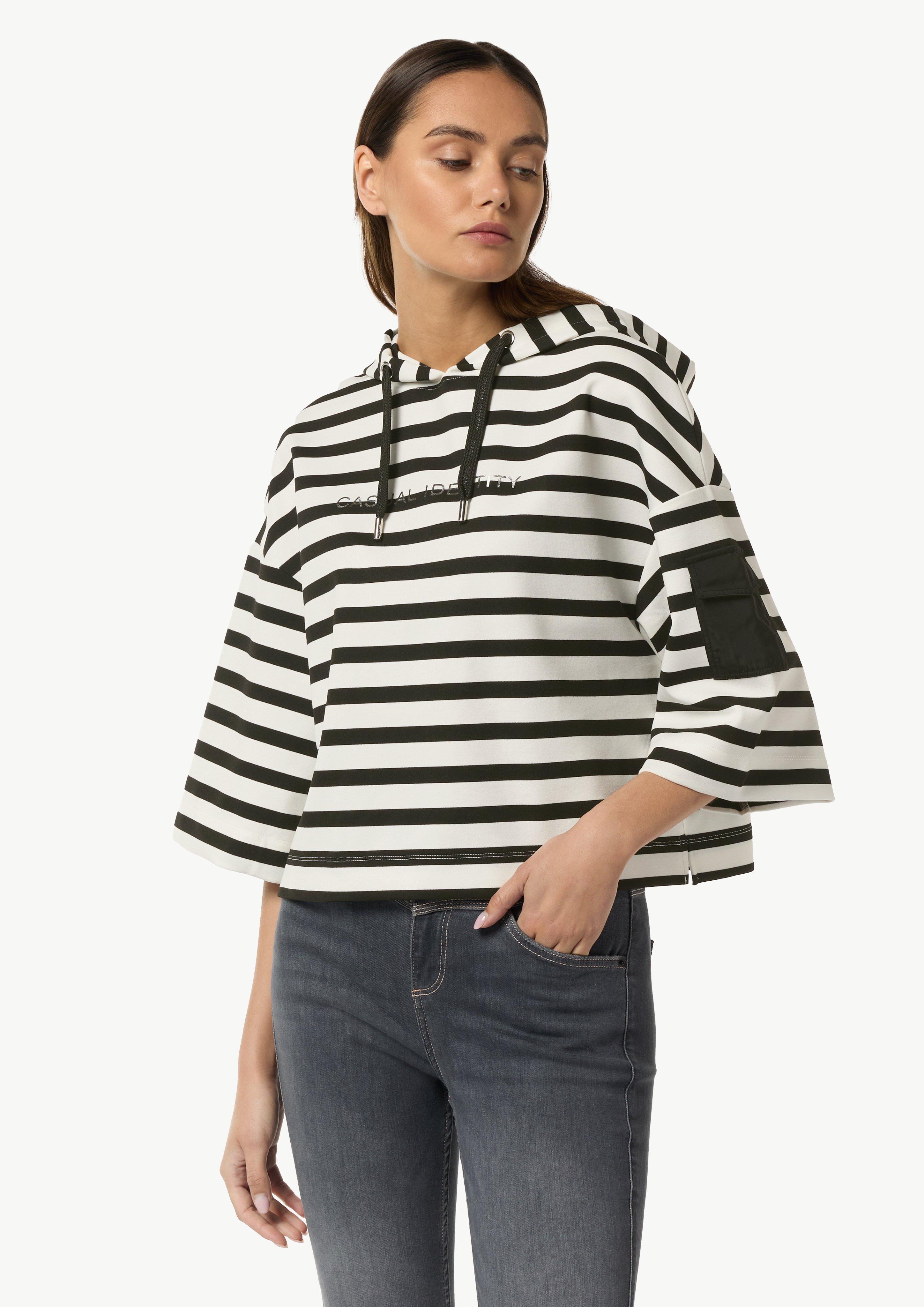Comma Damen Sweatshirt – Rundhals, Lange Ärmel, Relaxed Fit Für Maximalen Komfort