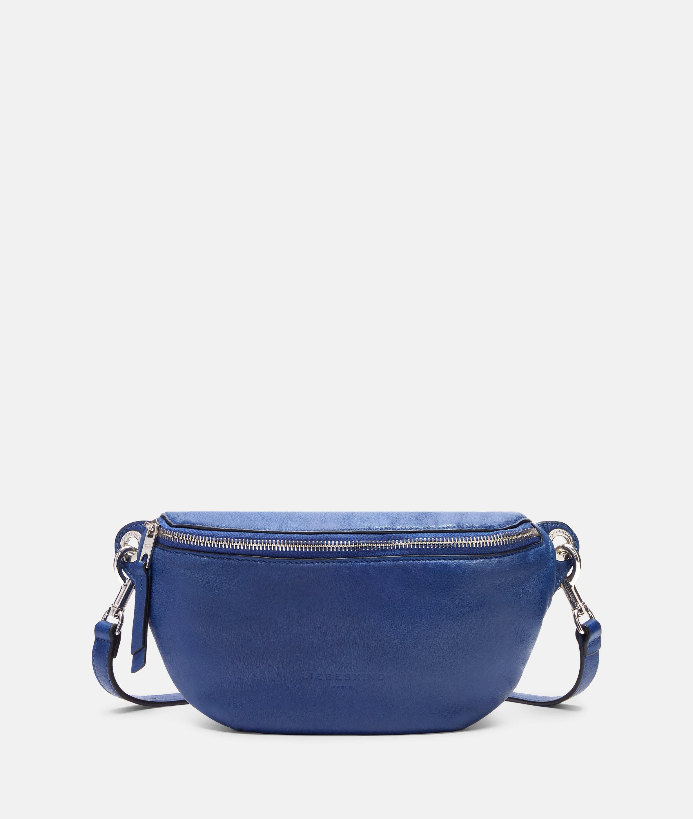 Liebeskind Berlin - Geräumige Gürteltasche aus Leder -  blau