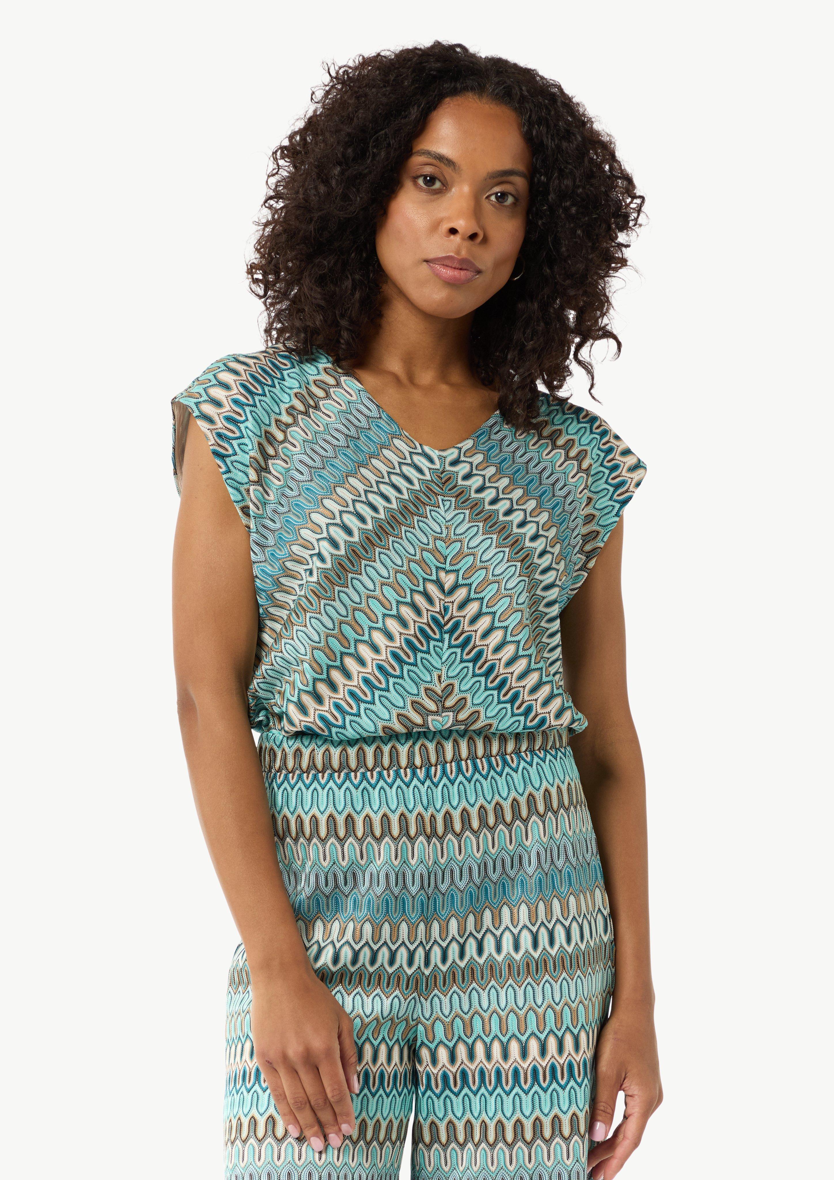 vector mosaic knit polo – YZ