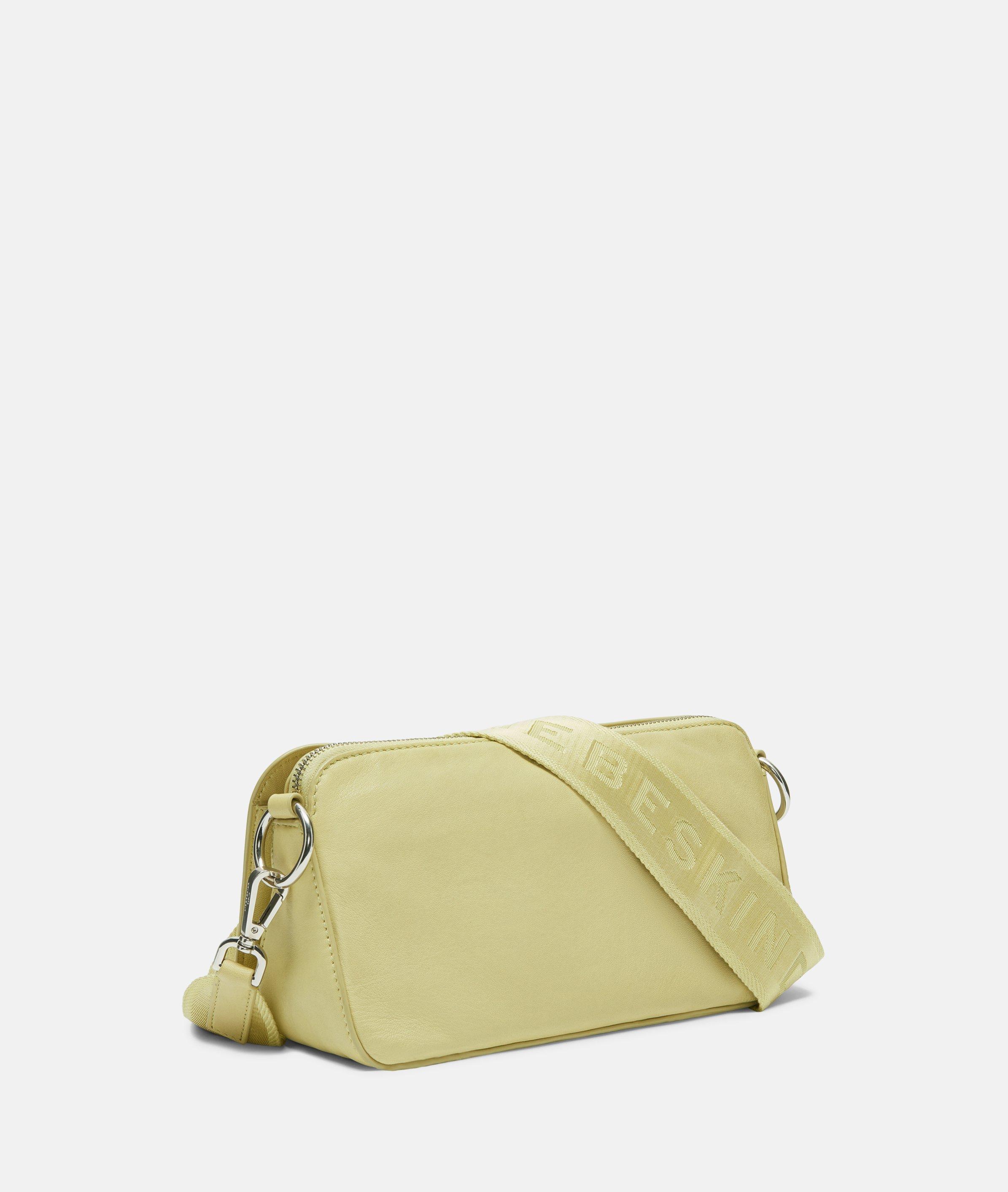 Thumbnail - Liebeskind Berlin - Geräumige Crossbody-Bag aus Leder -  gelb