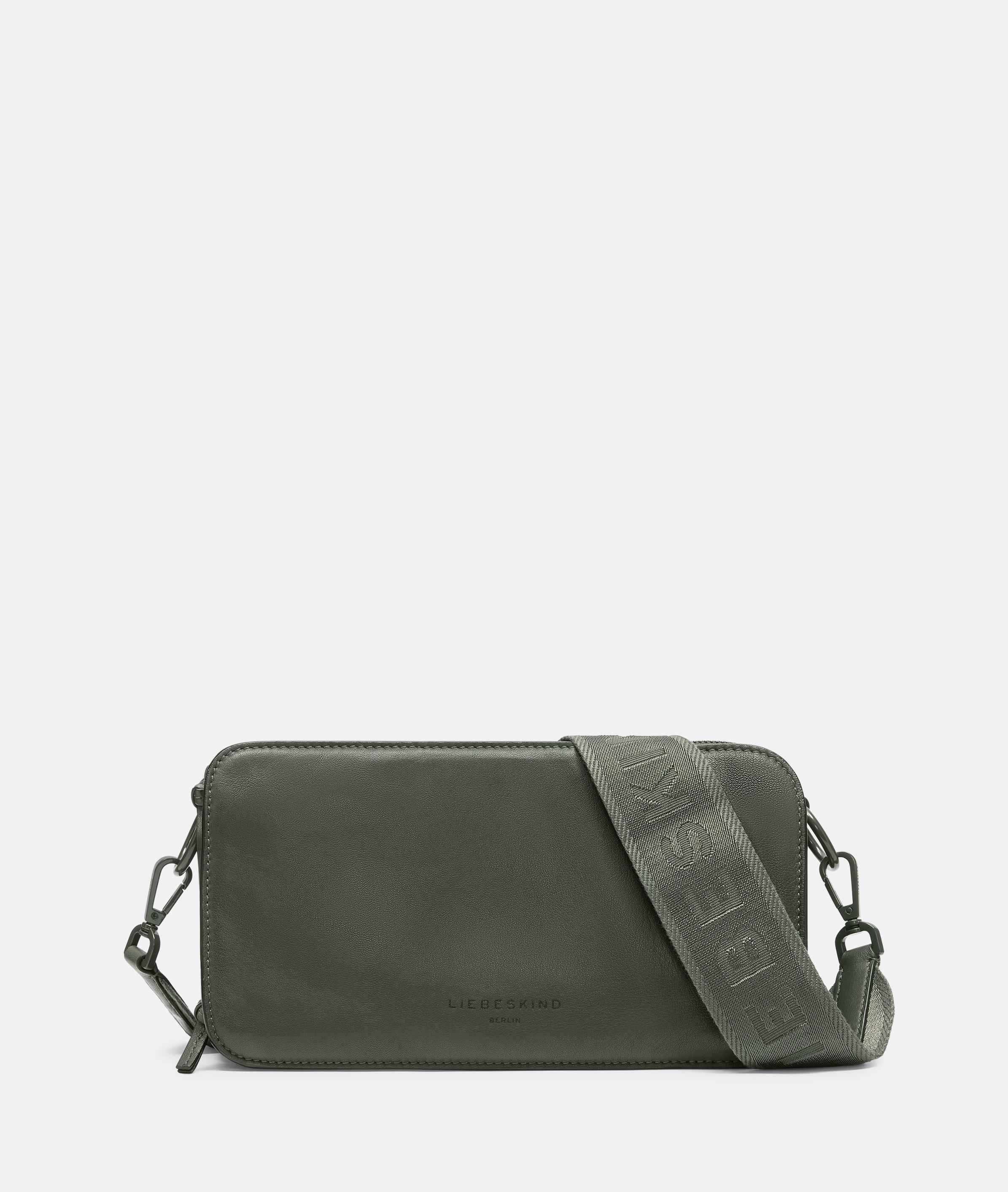 Liebeskind Berlin - Geräumige Crossbody-Bag aus Leder -  Grün