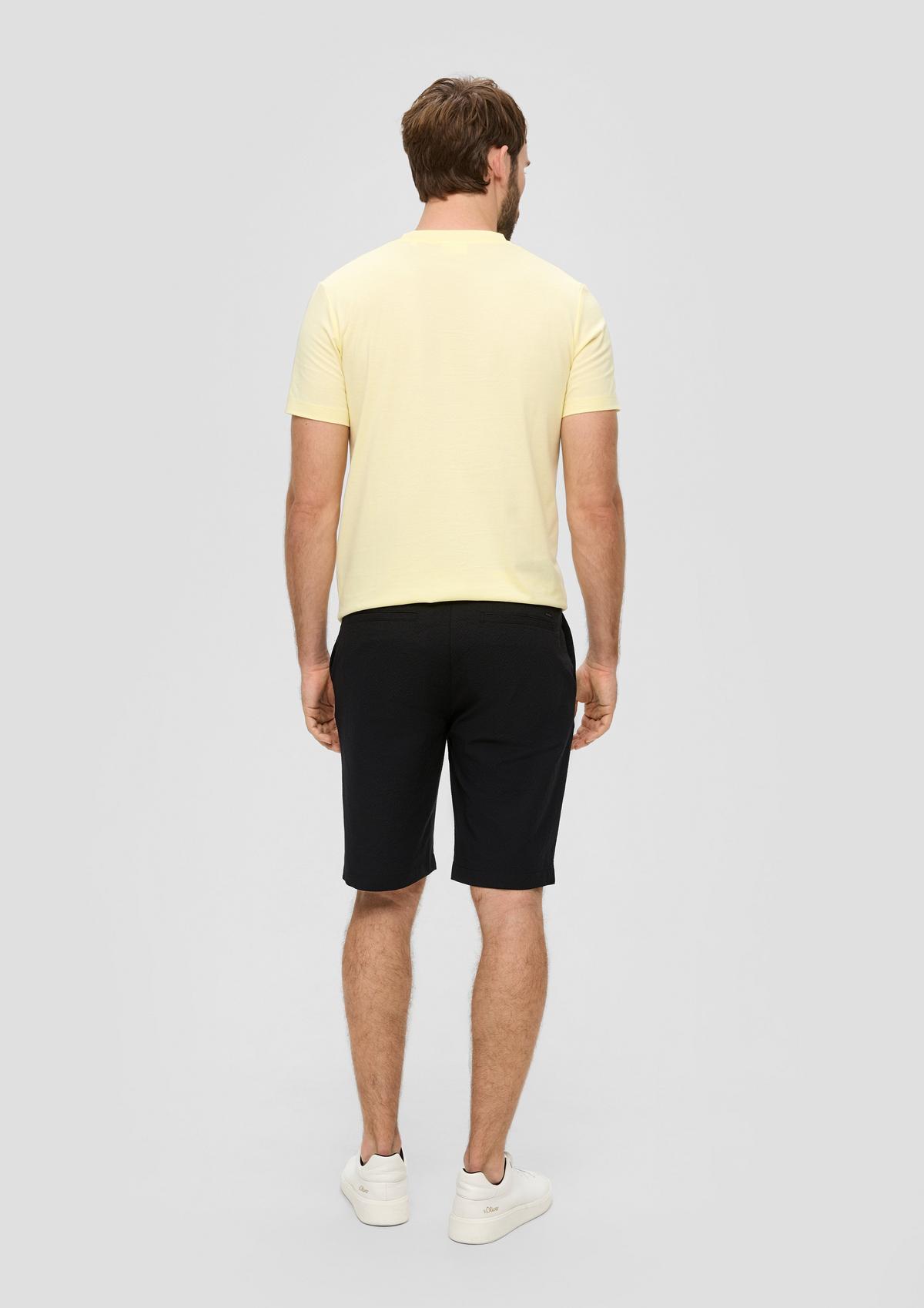 s.Oliver Seersucker shorts in a relaxed fit