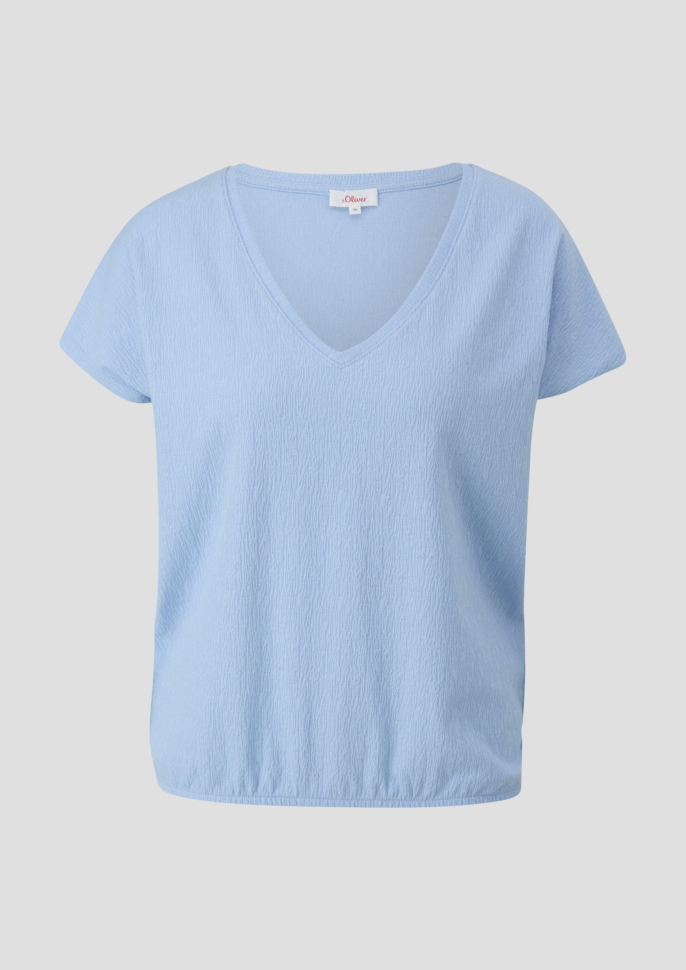 Thumbnail - s.Oliver - T-Shirt im Relaxed Fit, Damen, blau