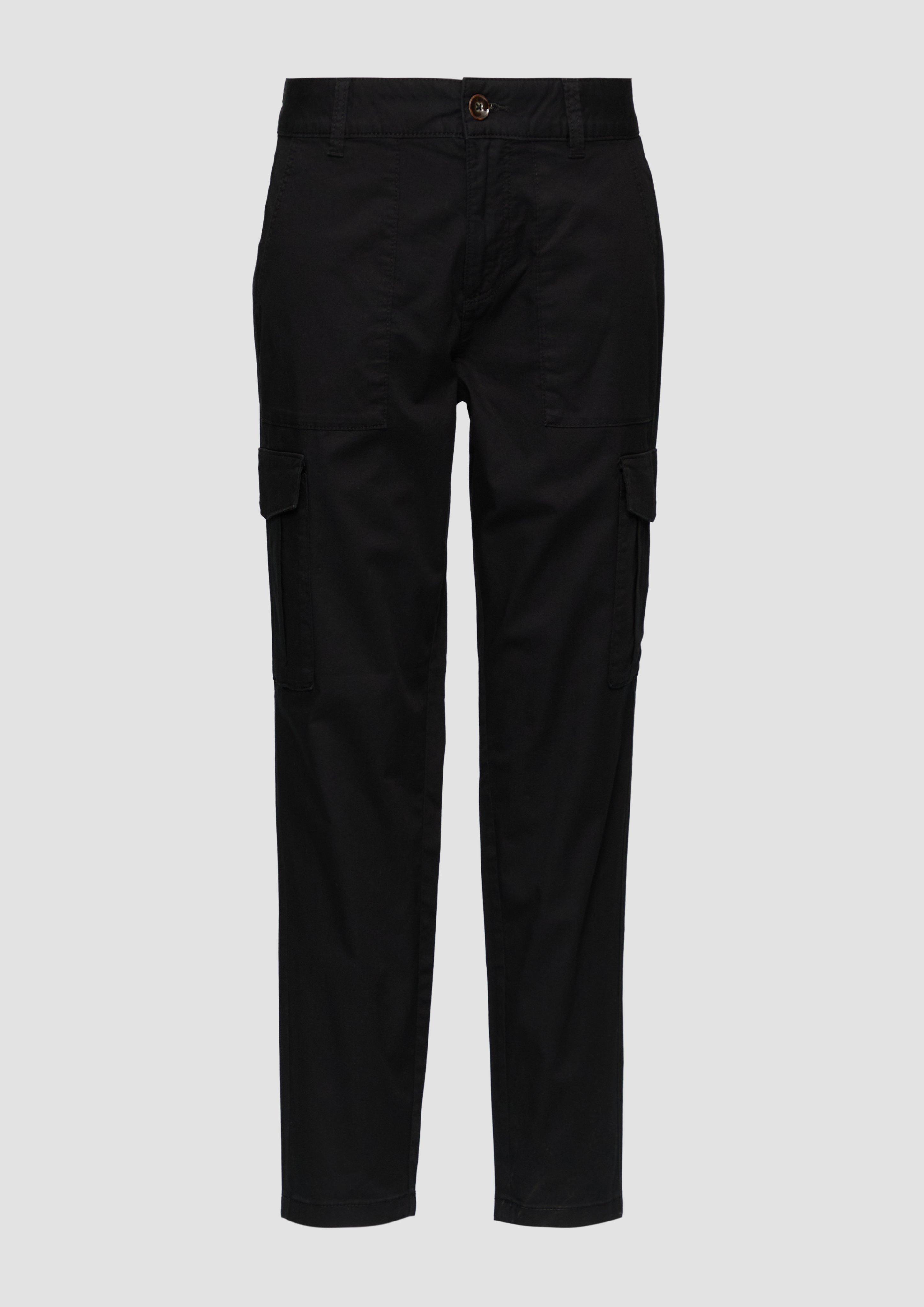 s.Oliver - Jogg Pants mit Cargotaschen, Damen, schwarz