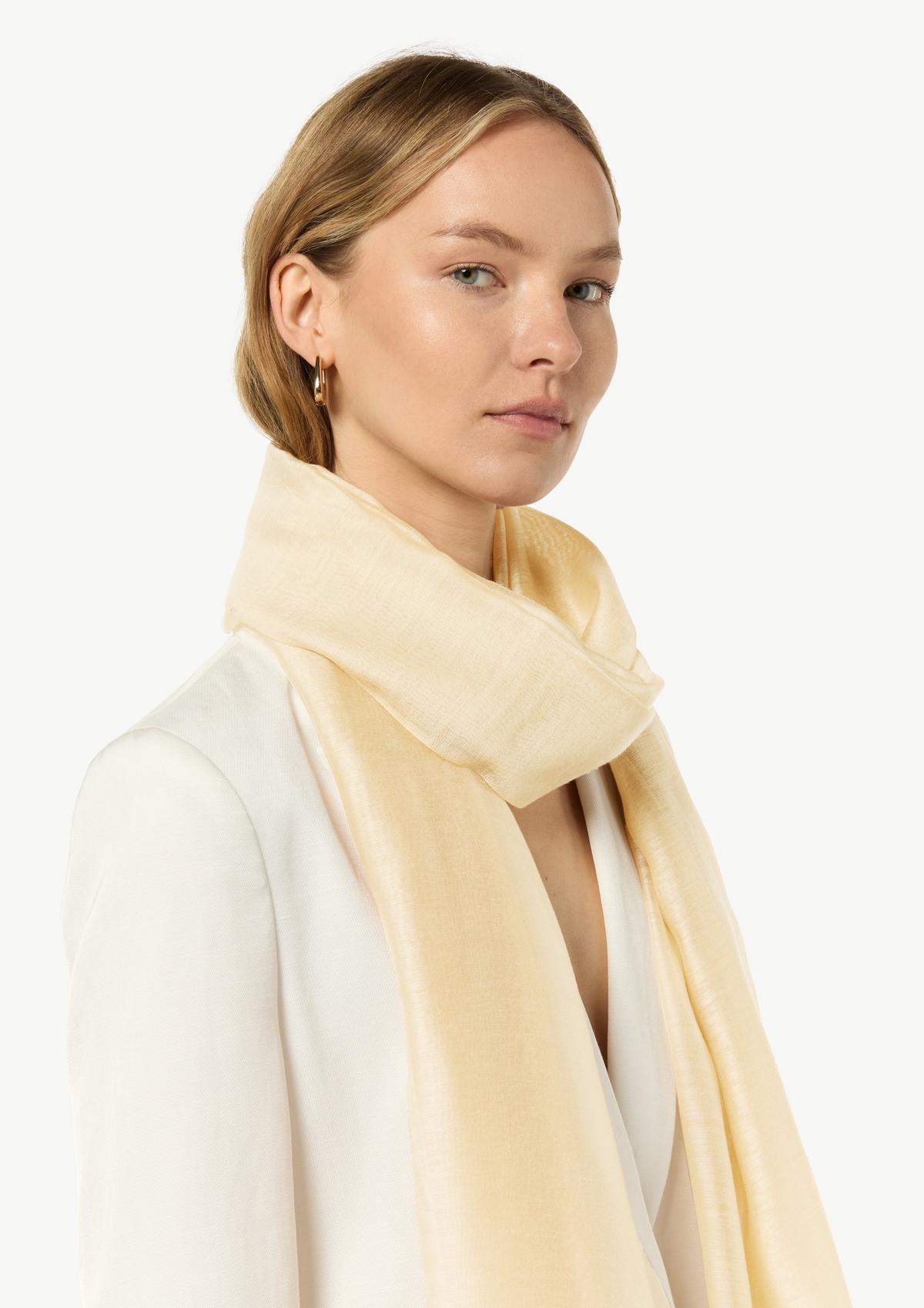 comma Silk blend scarf