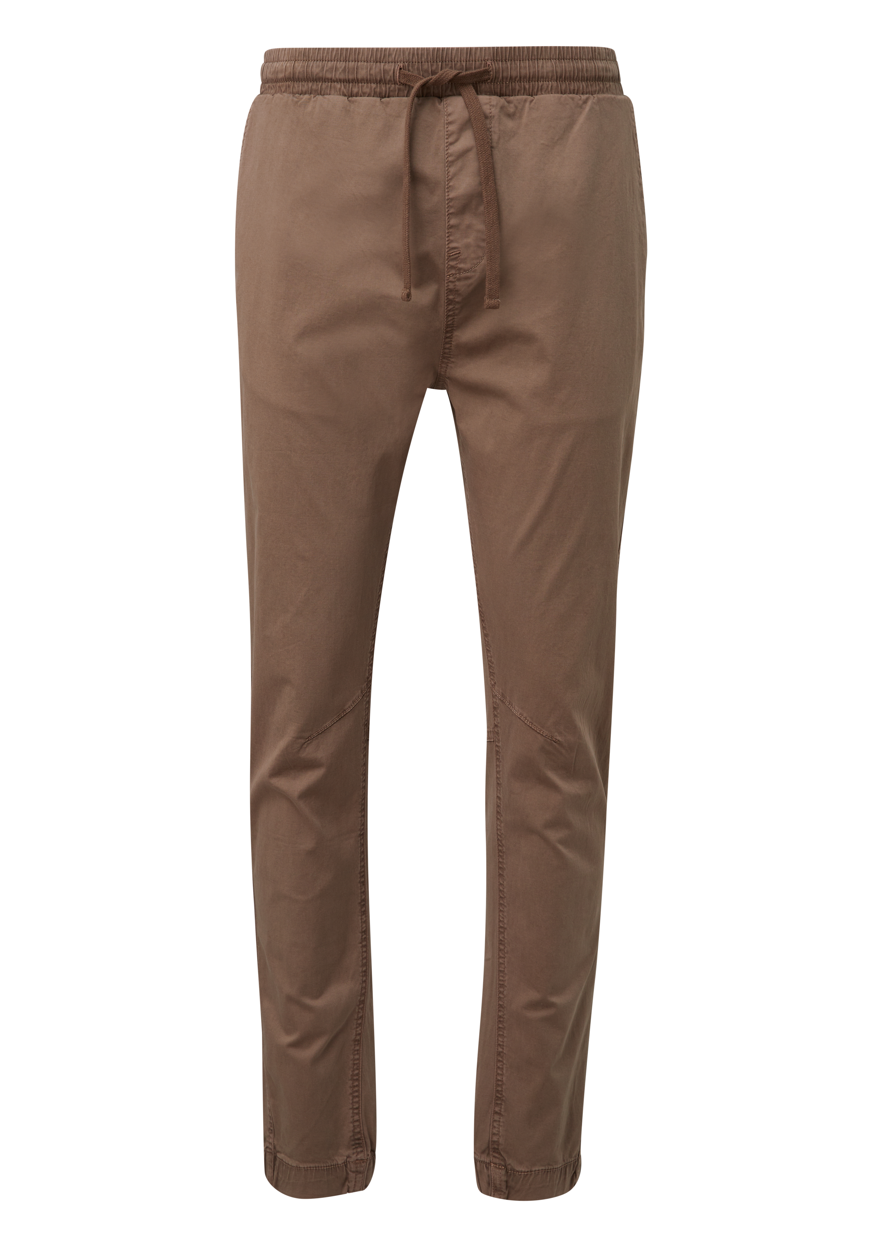 QS - Slim: Hose mit elastischem Bund, Herren, Beige