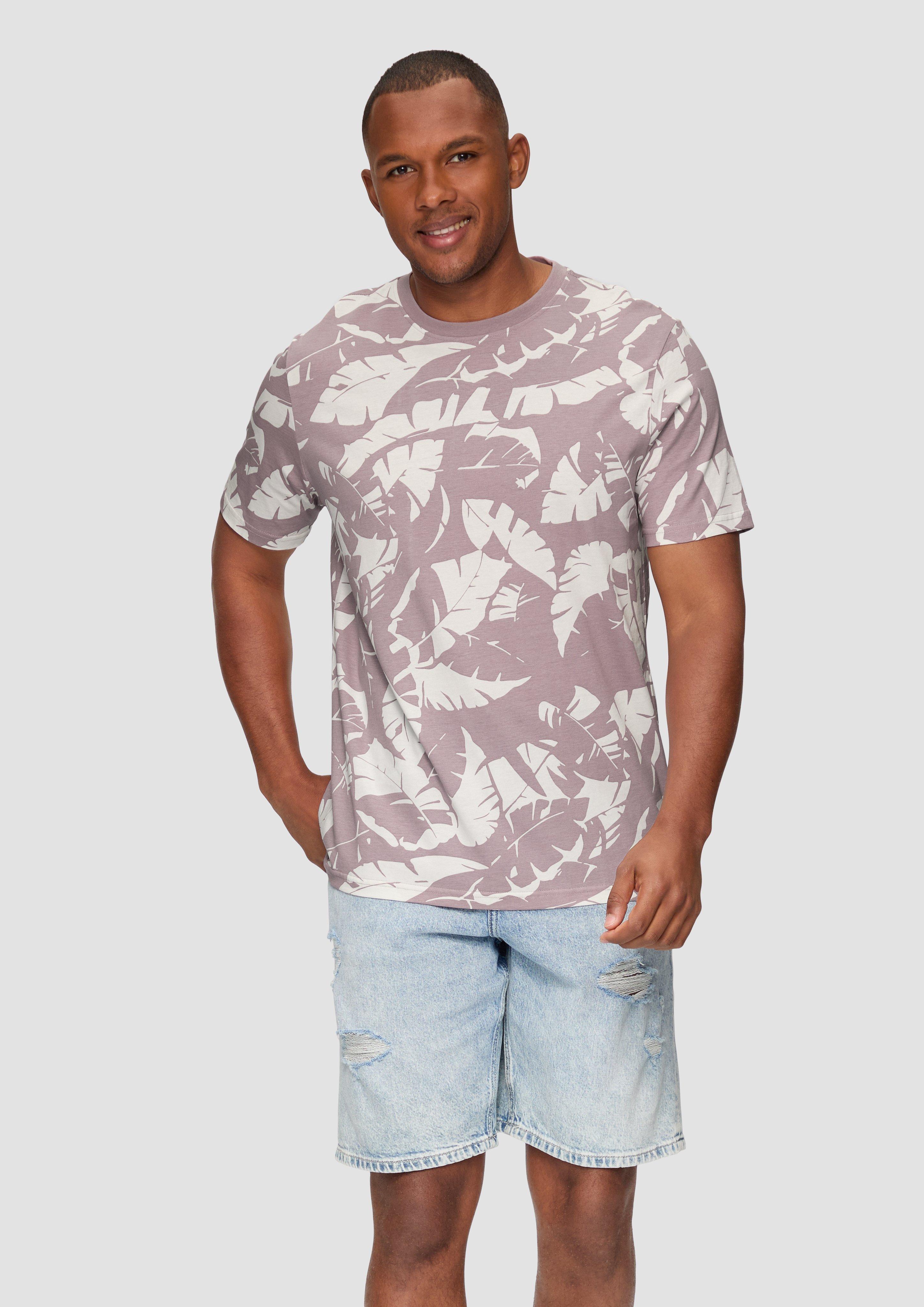 S.Oliver T-Shirt mit All-over-Print