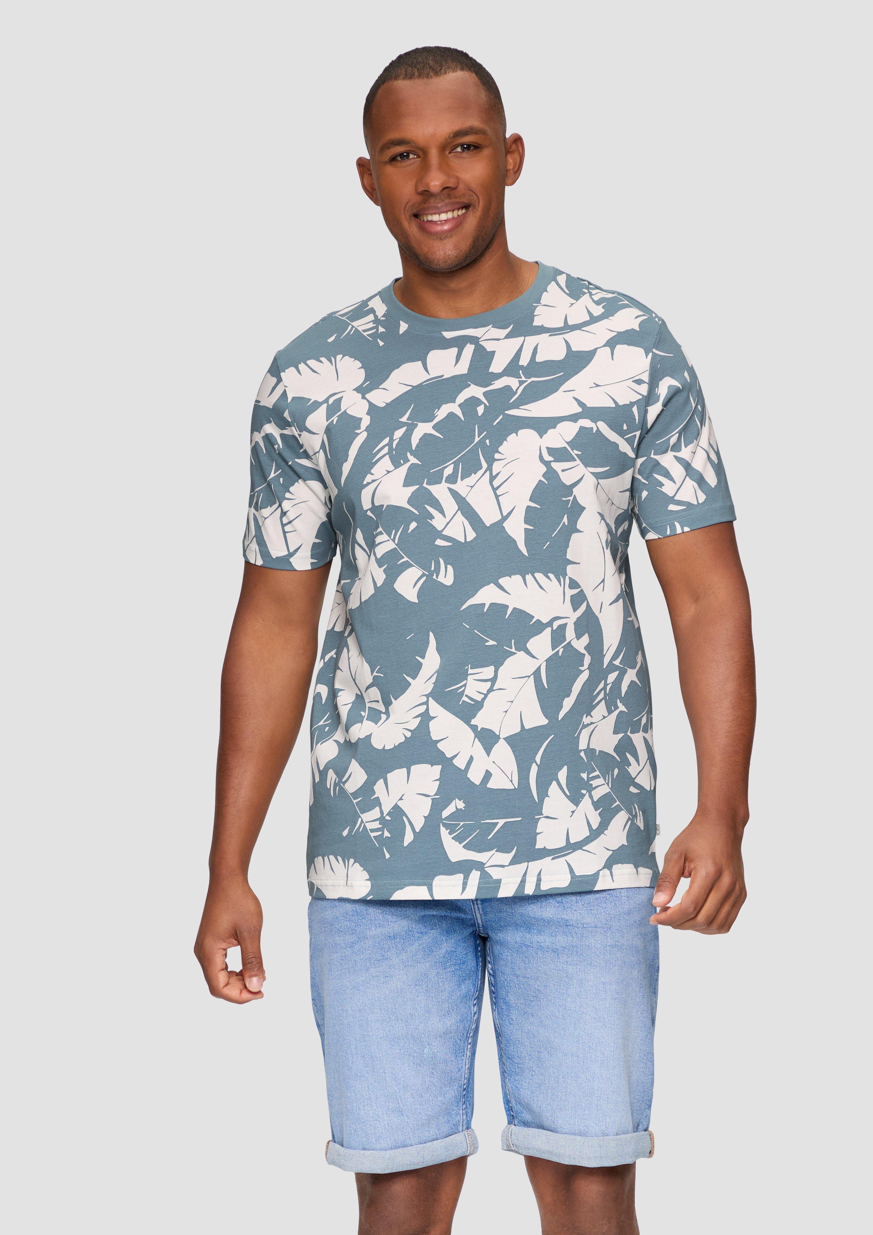 S.Oliver T-Shirt mit All-over-Print