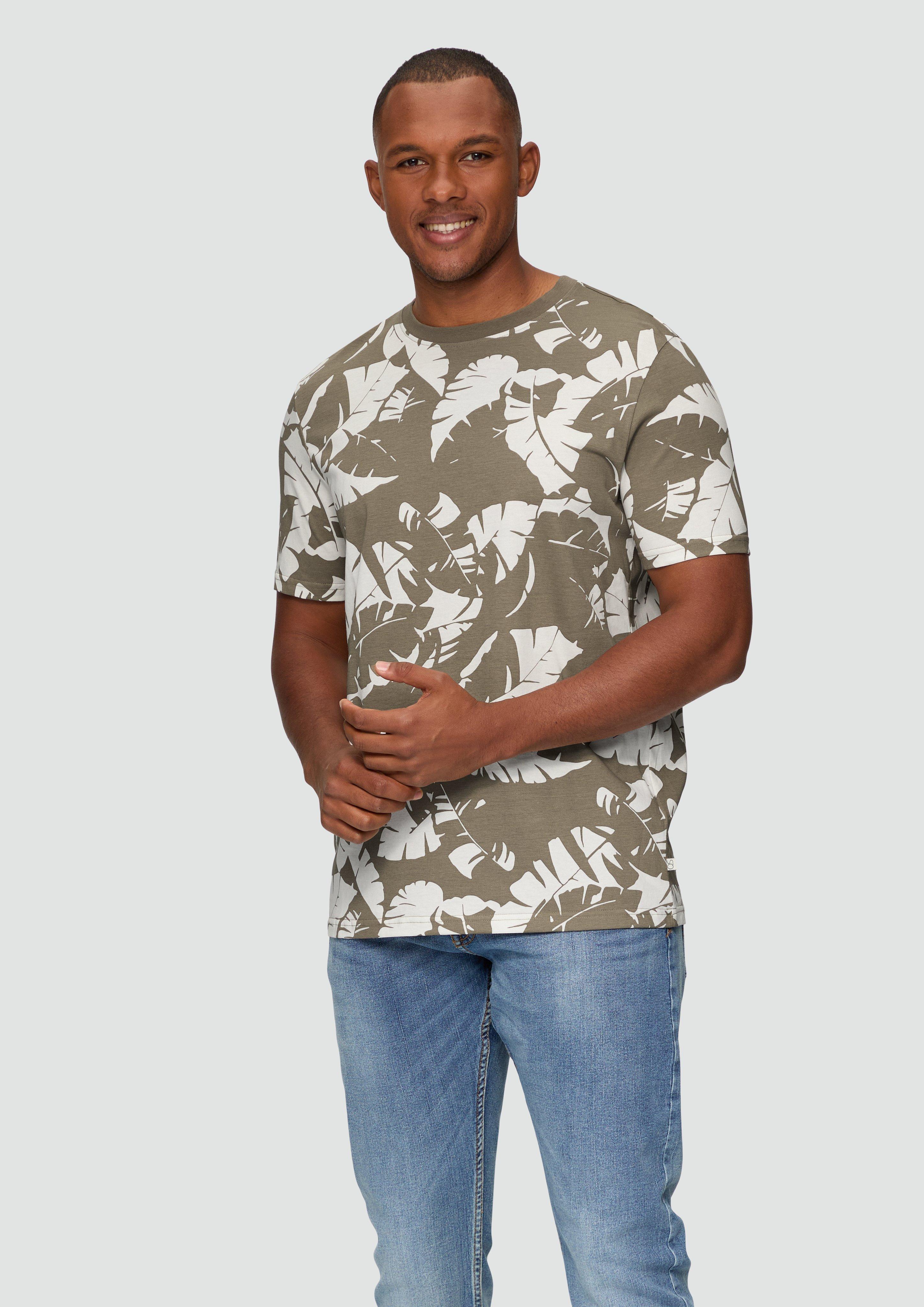 S.Oliver T-Shirt mit All-over-Print