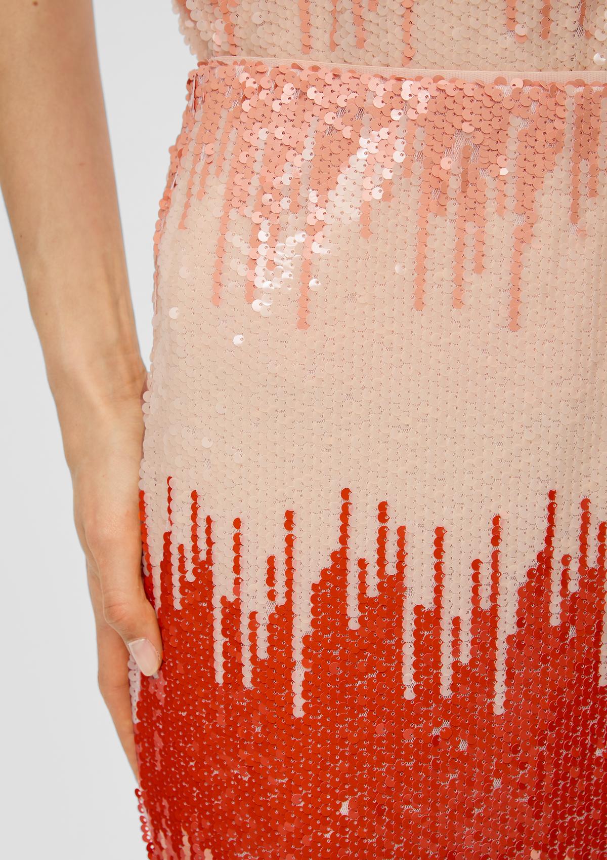 s.Oliver Midi skirt with sequins
