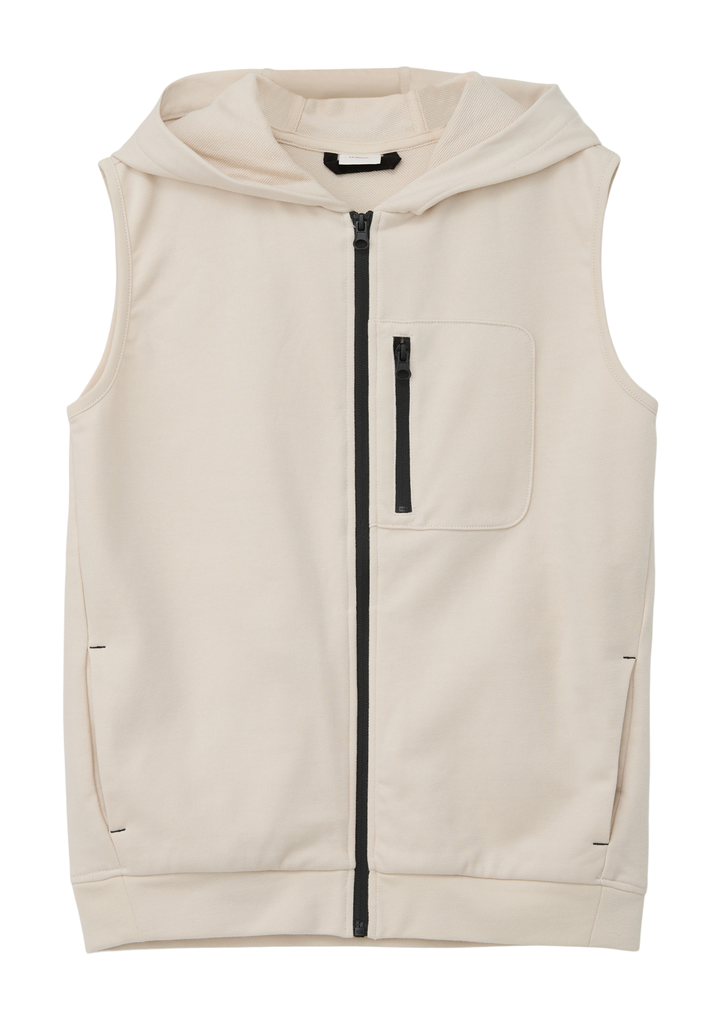 s.Oliver - Sweat-Weste mit Kapuze, Jungen, Beige