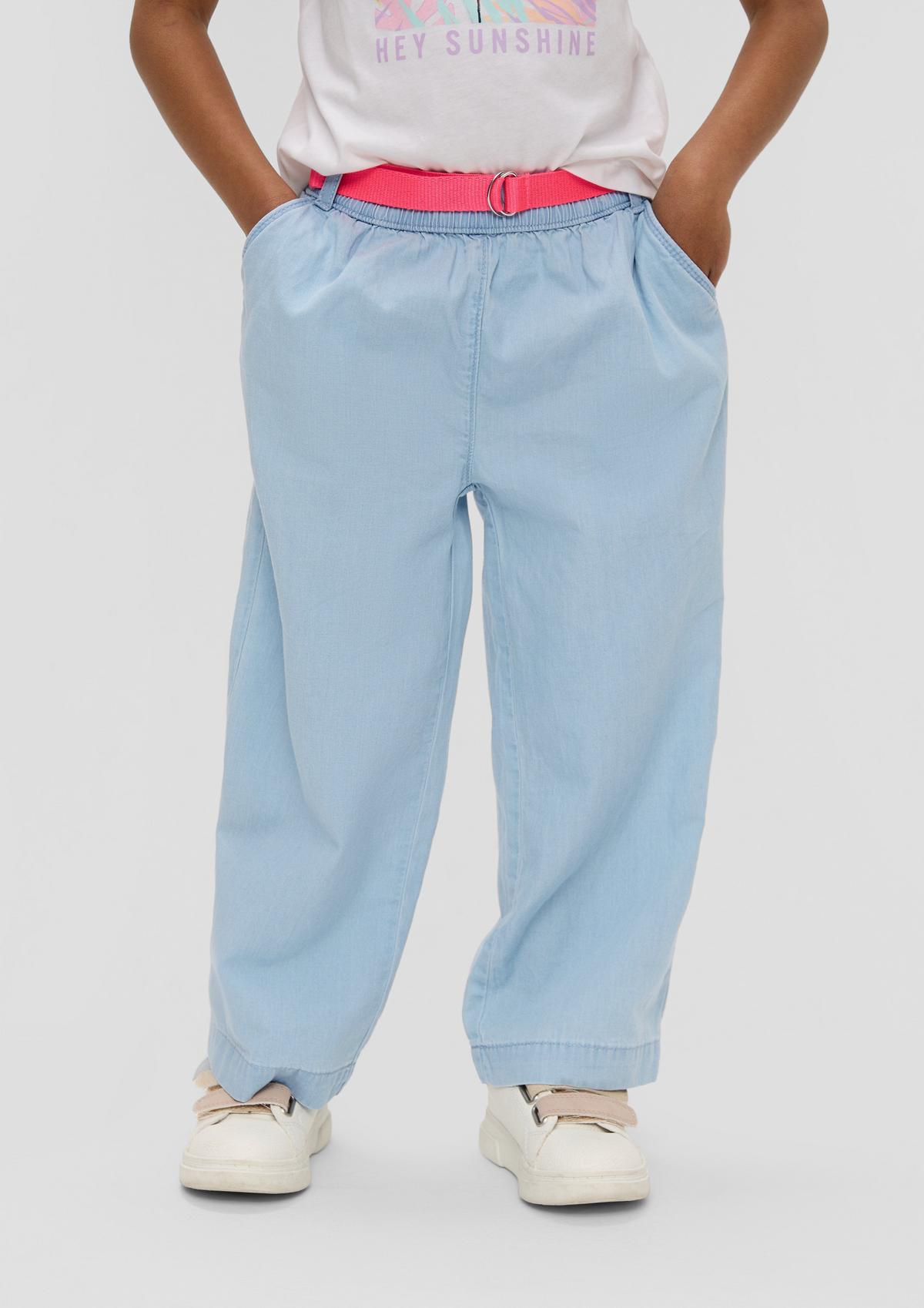 s.Oliver Jeans hlače Culotte / kroj Loose Fit / Mid Rise / široke hlačnice