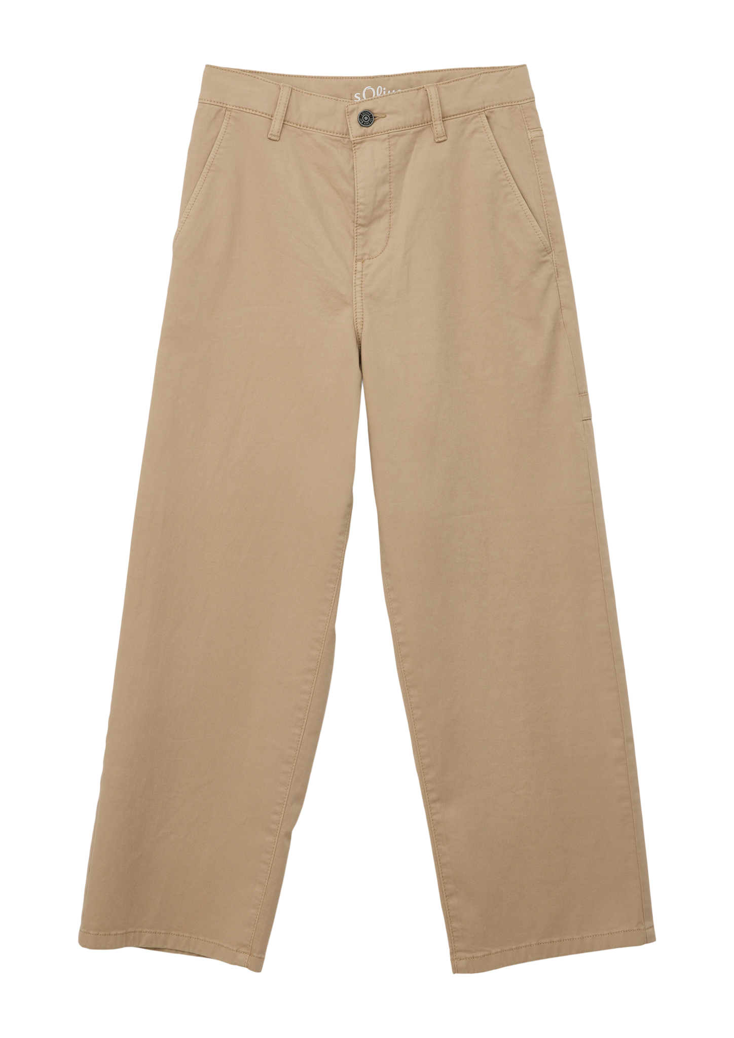 s.Oliver - Twillhose in Baggy Fit, Jungen, Beige